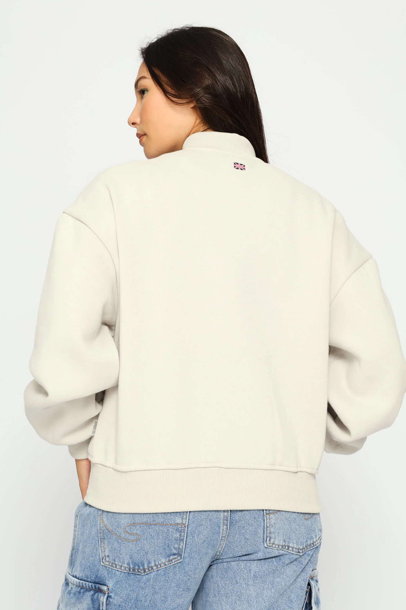 Puffy Oversized Jacket - Cream - Image 6
