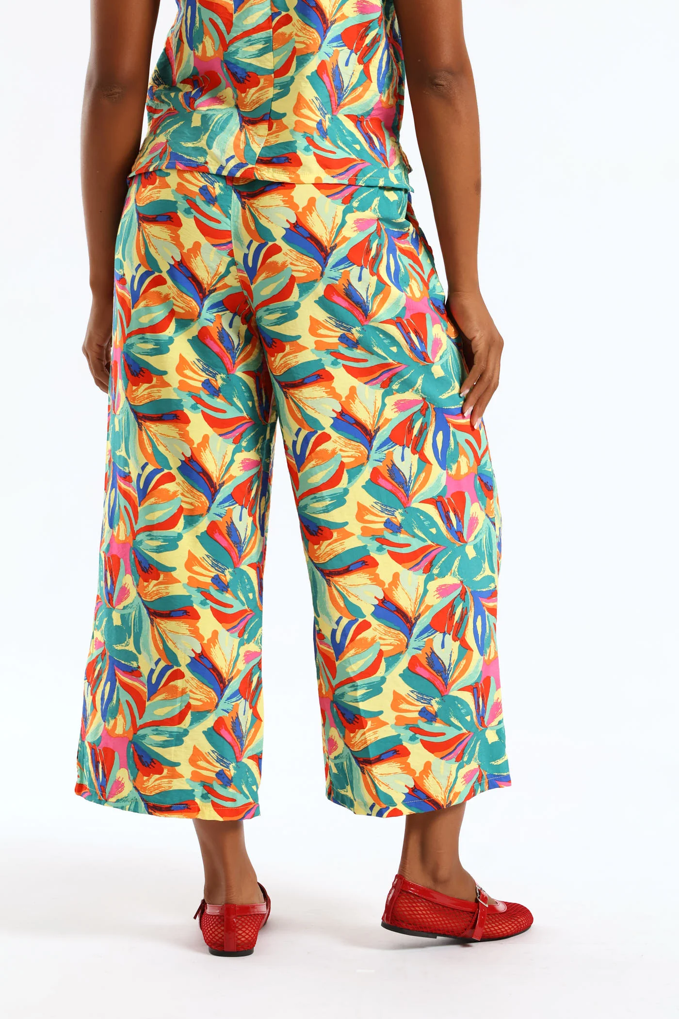 Pull On Carnival Culotte Pant - Multi - Image 4