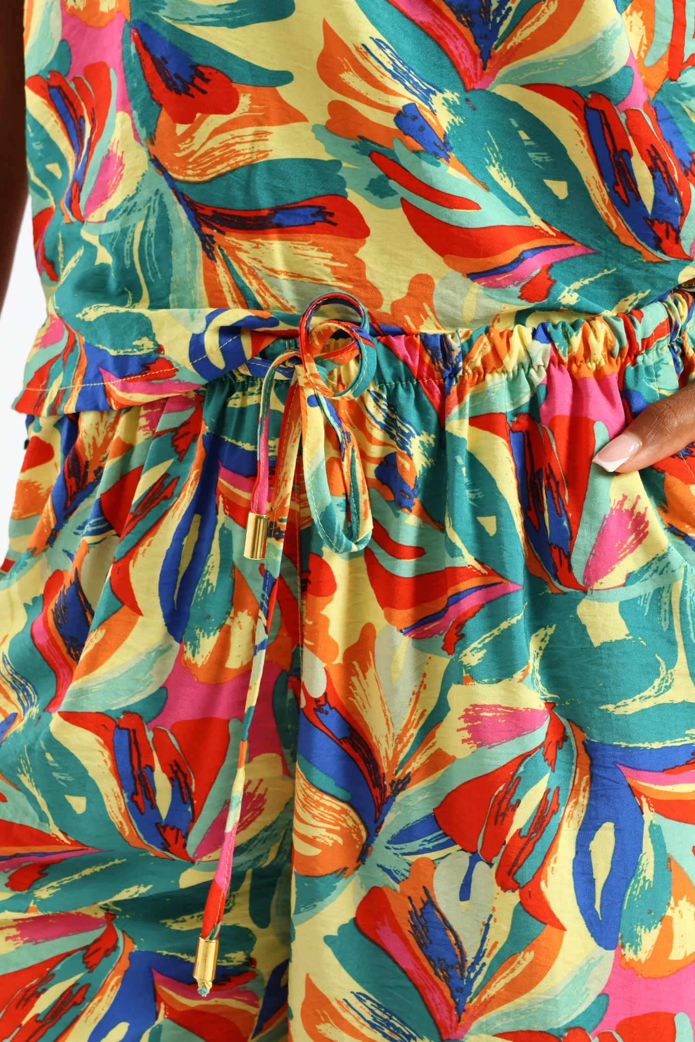 Pull On Carnival Culotte Pant - Multi - Image 5