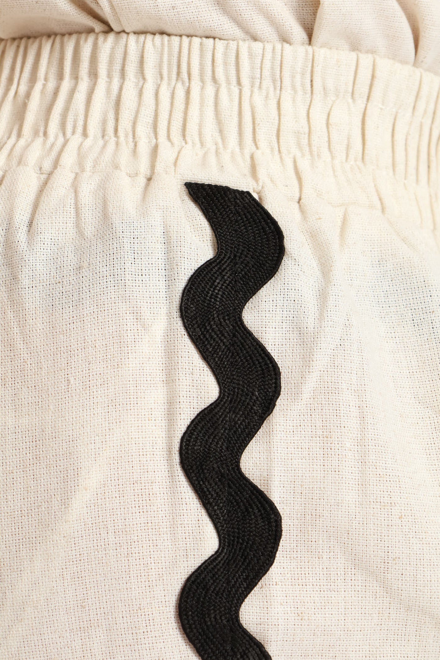 Pull-On Flat Front Wideleg Culotte Pant - Oatmeal Melange - Image 5