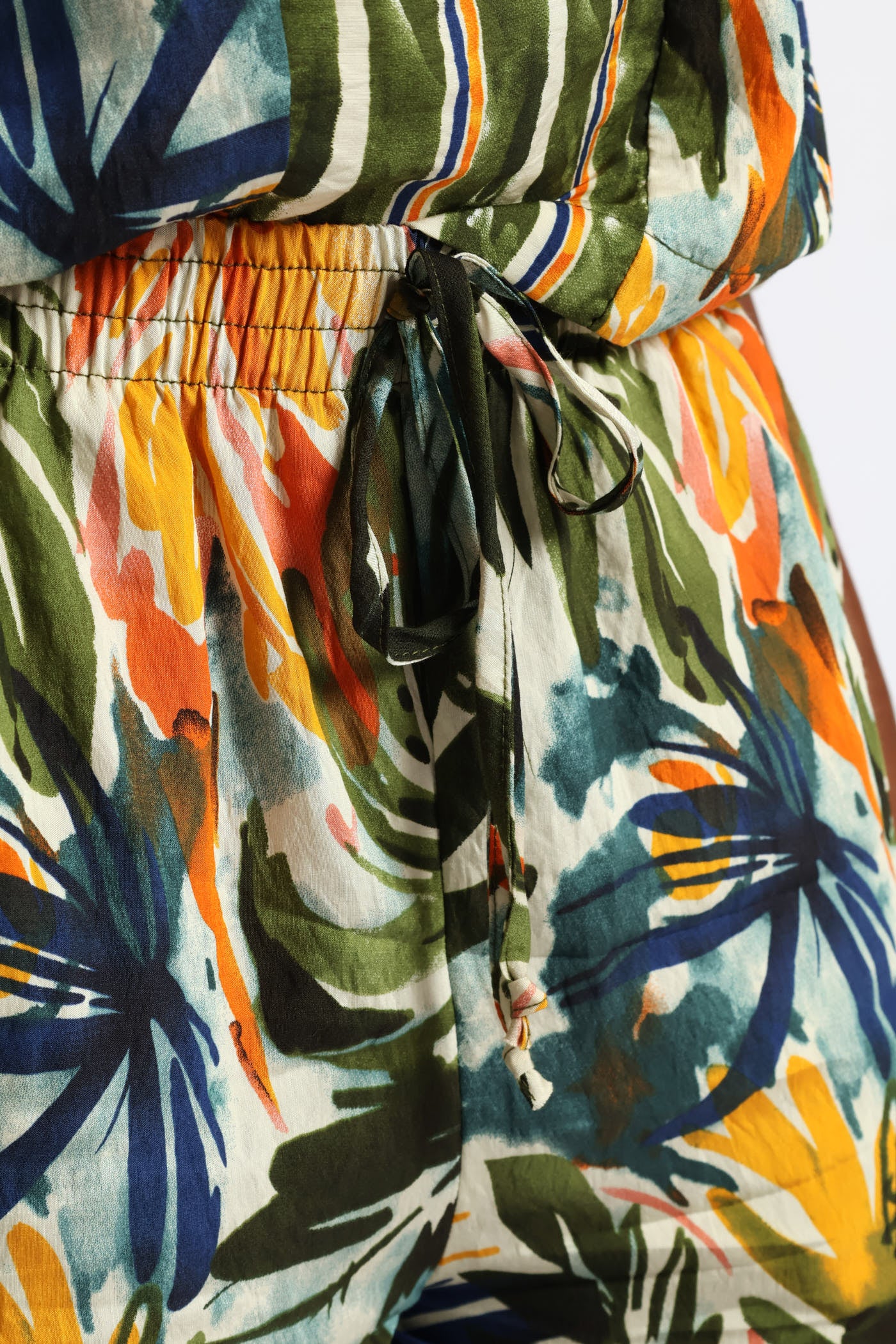 Pull On Print Wideleg Pant - Sage - Image 5