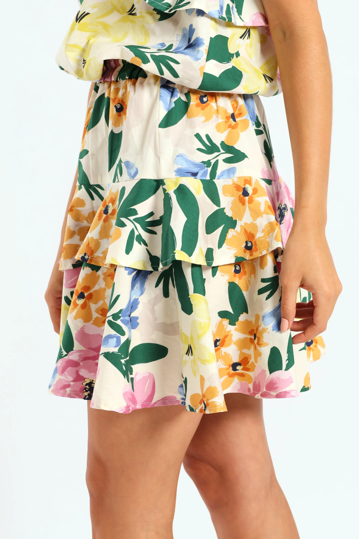 Pull On Rara Mini Skirt - Multi - Image 2