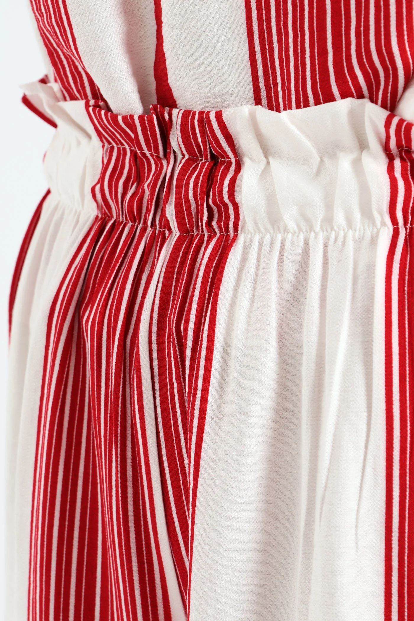 Pull On Capri Pants - White/Red - Image 6