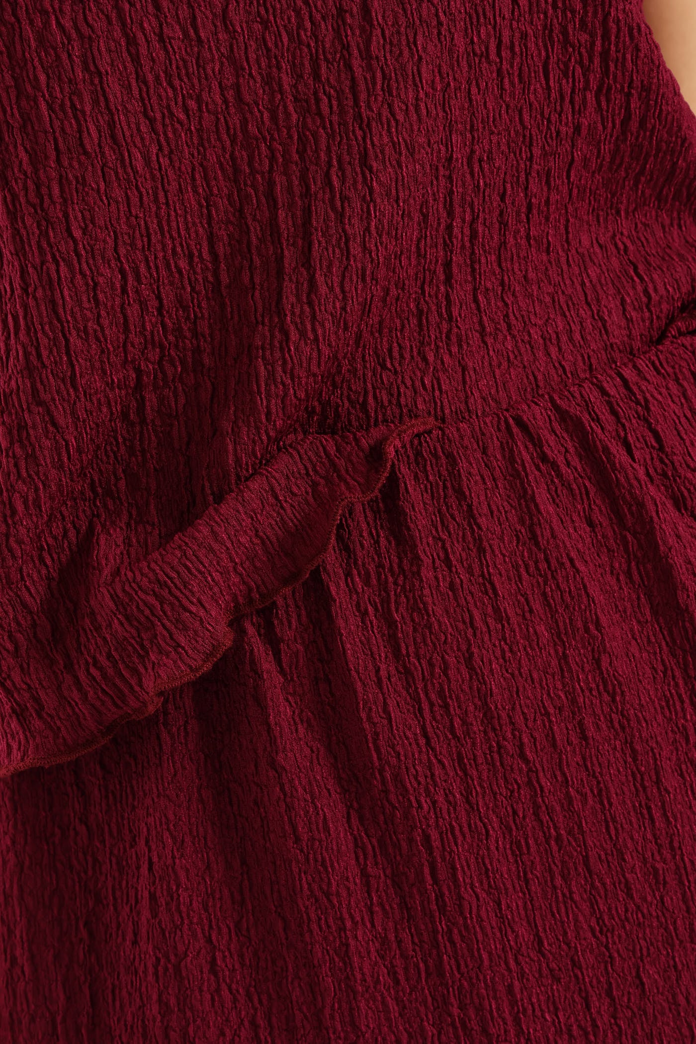 Pullon Crinkle Midaxi Skirt - Magenta - Image 2