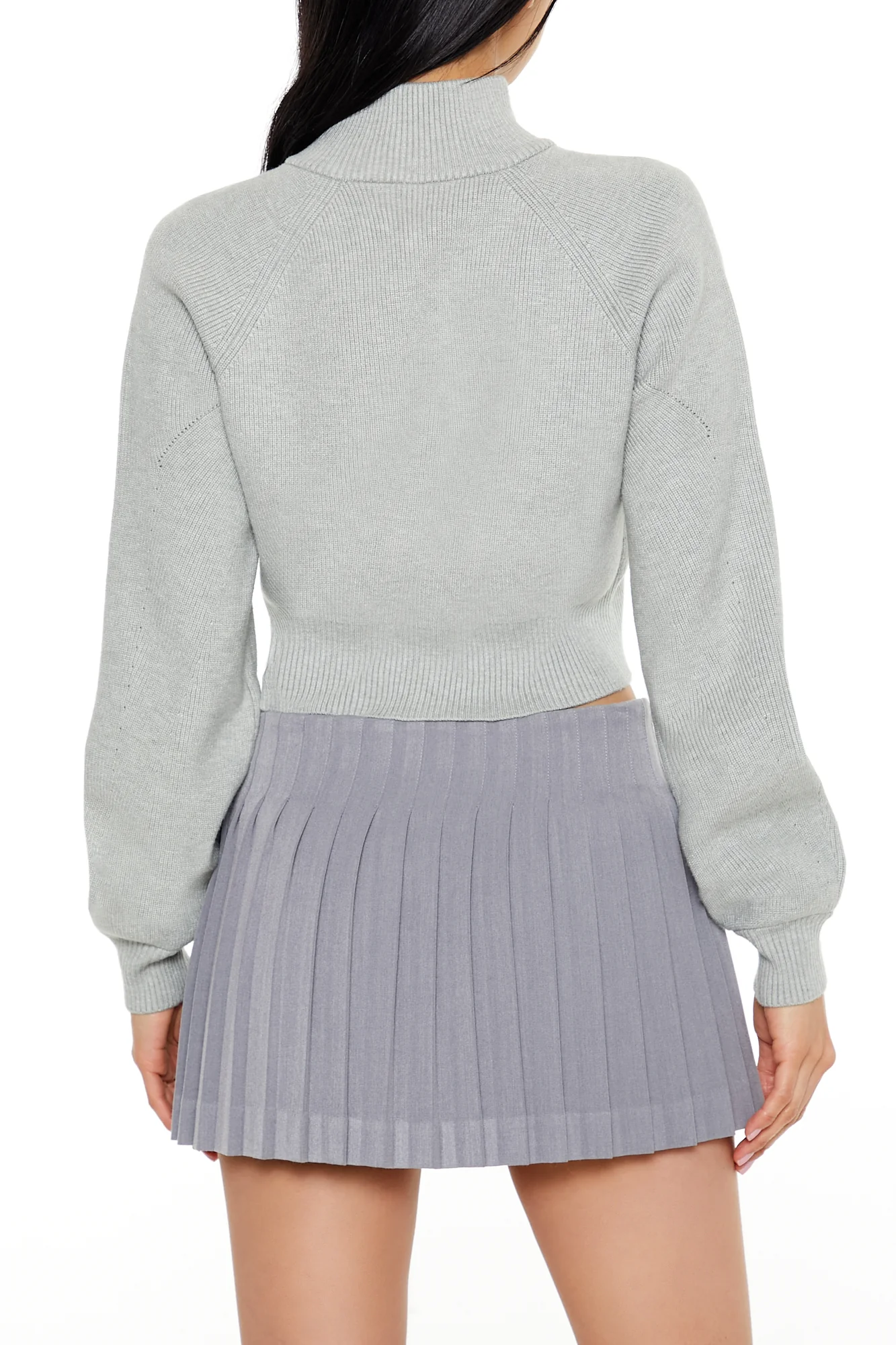 Pullover Sweater - Grey - Image 4