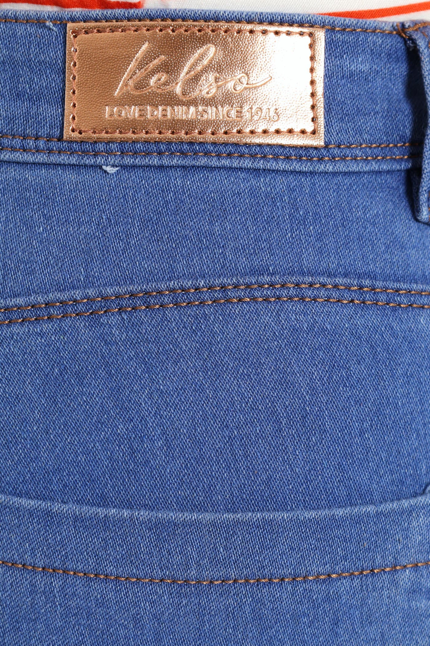 Push-Up Skinny Jean - Light Periwinkle - Image 4