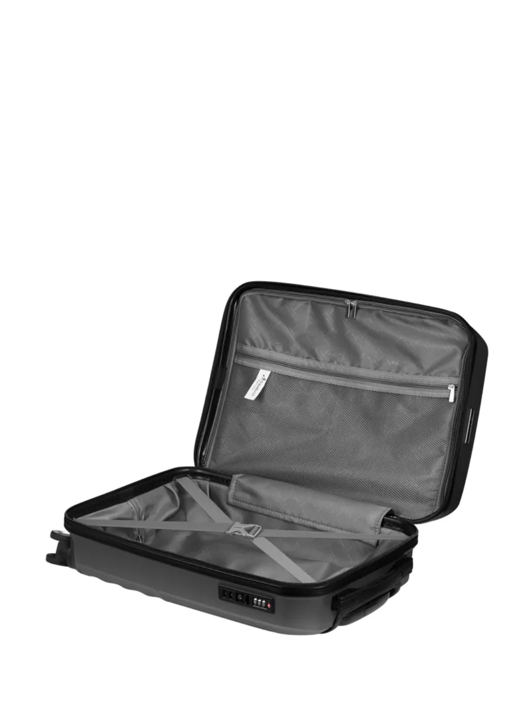 Quartz PP 4-Wheels Spinner Luggage - Silver - Image 4