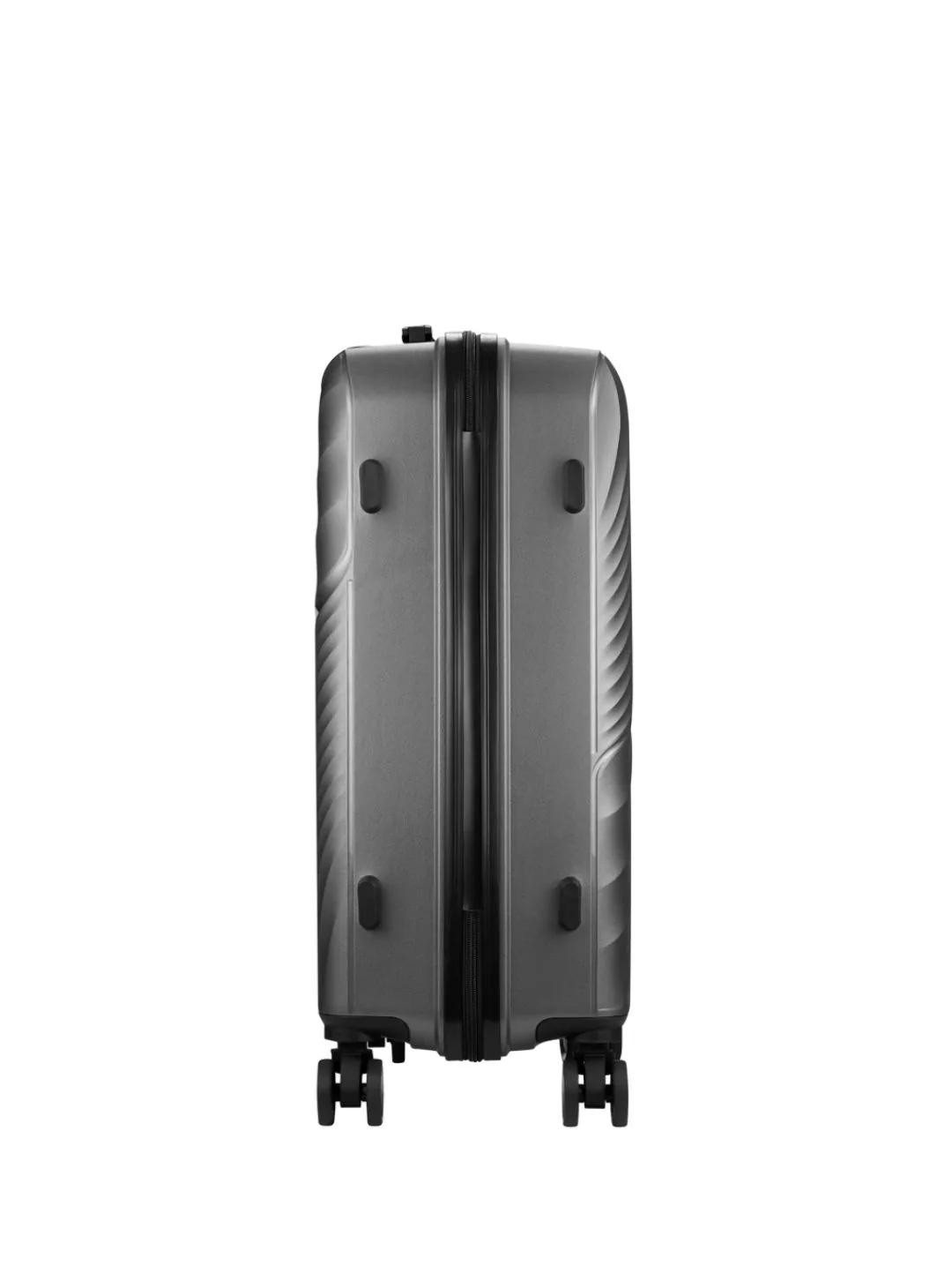 Quartz PP 4-Wheels Spinner Luggage - Silver - Image 5