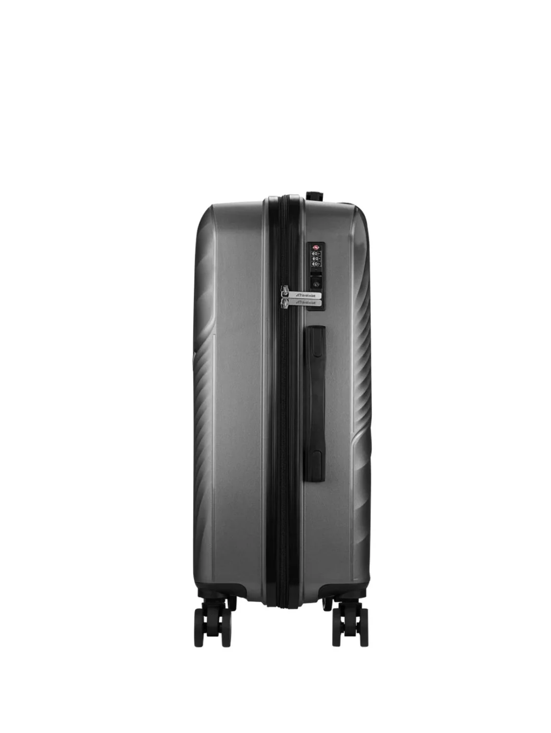 Quartz PP 4-Wheels Spinner Luggage - Silver - Image 6