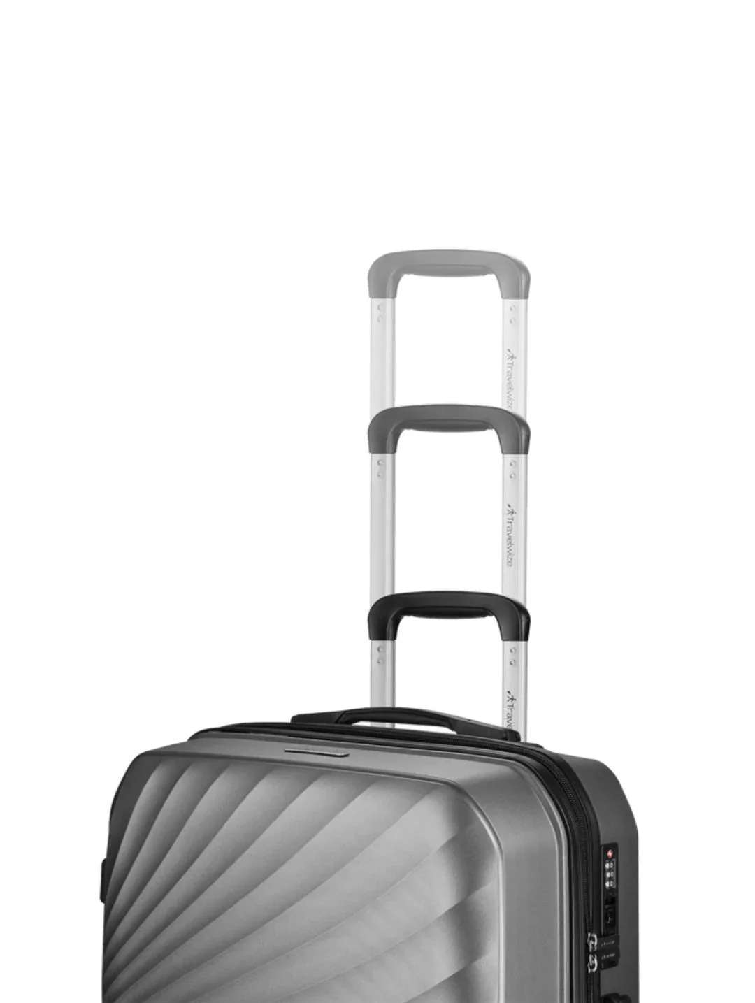 Quartz PP 4-Wheels Spinner Luggage - Silver - Image 9