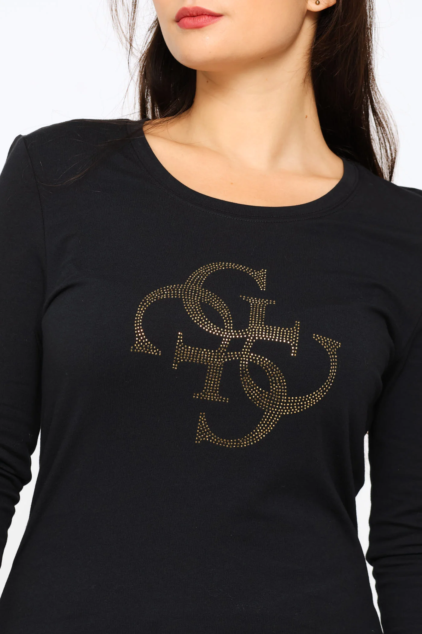 Quattro G Long Sleeve Top - Black - Image 2
