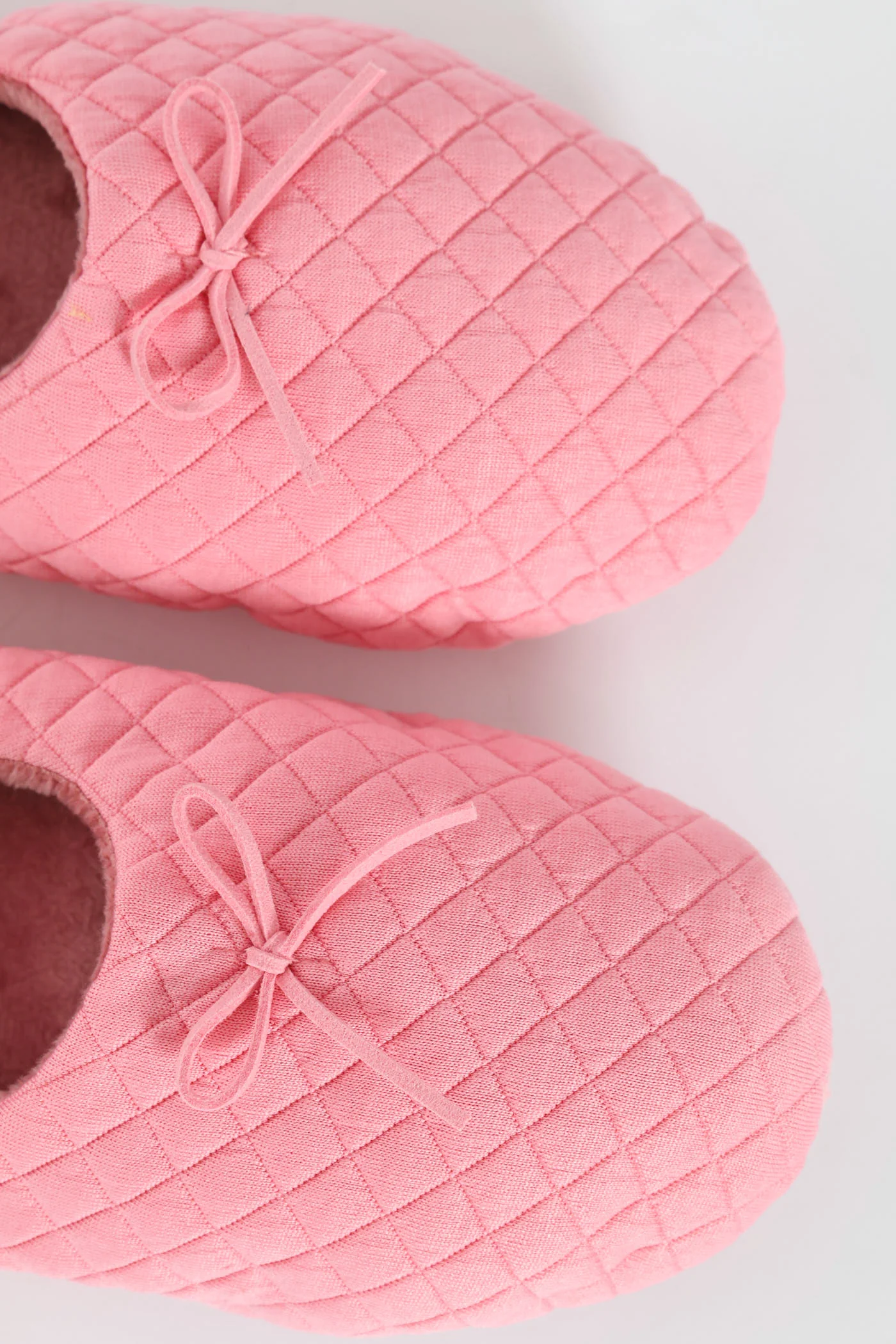 Quilted Ballerina Slipper Sock - Pink - Image 3