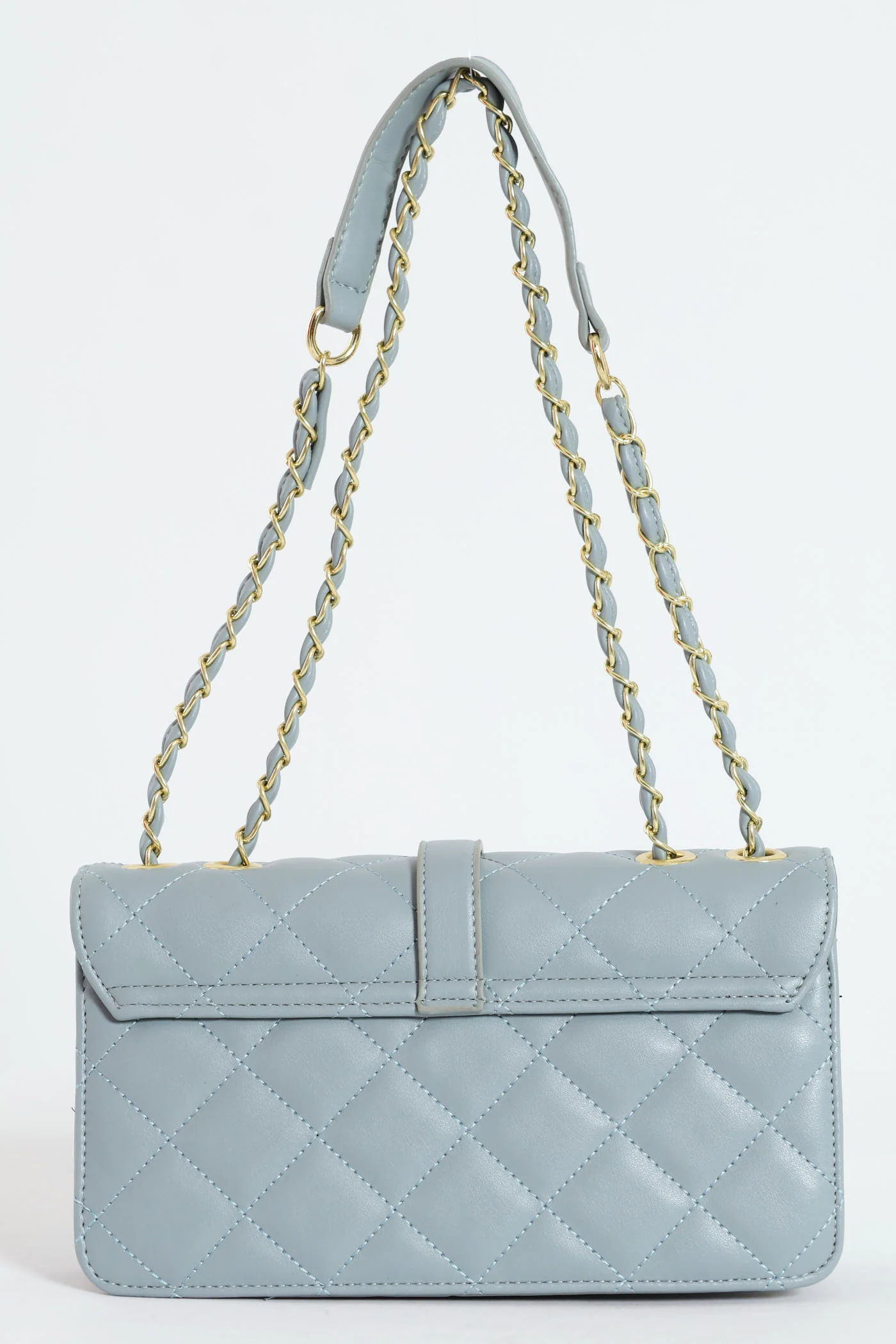Quilted Chain Satchel - Image 3
