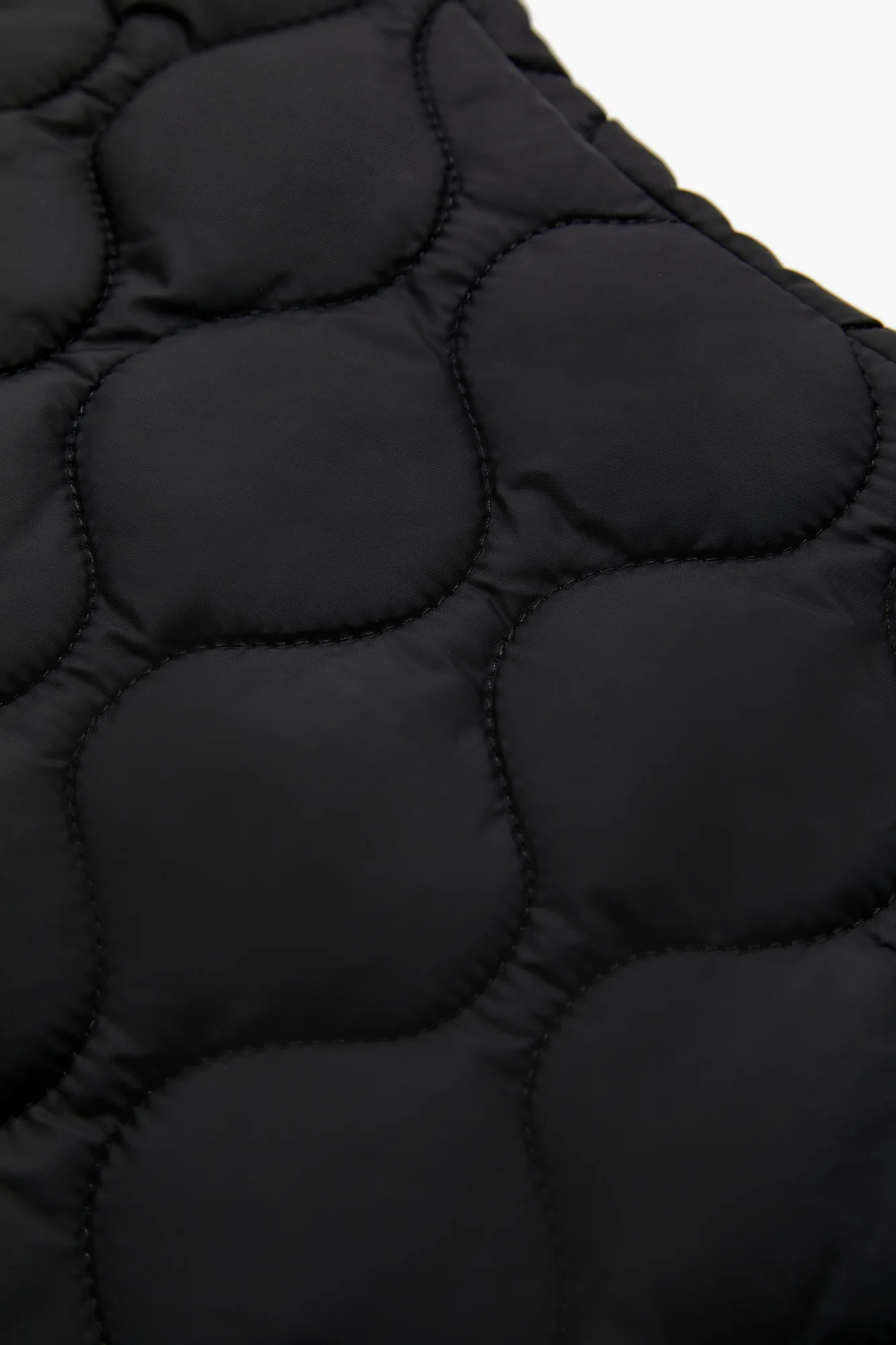Quilted Tote Bag - Black - Image 2