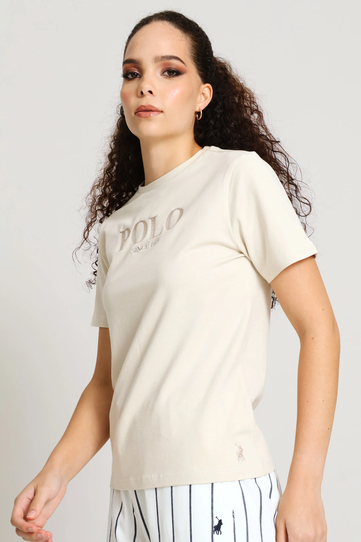 Quinn Embroidery T-Shirt - Bronze - Image 4
