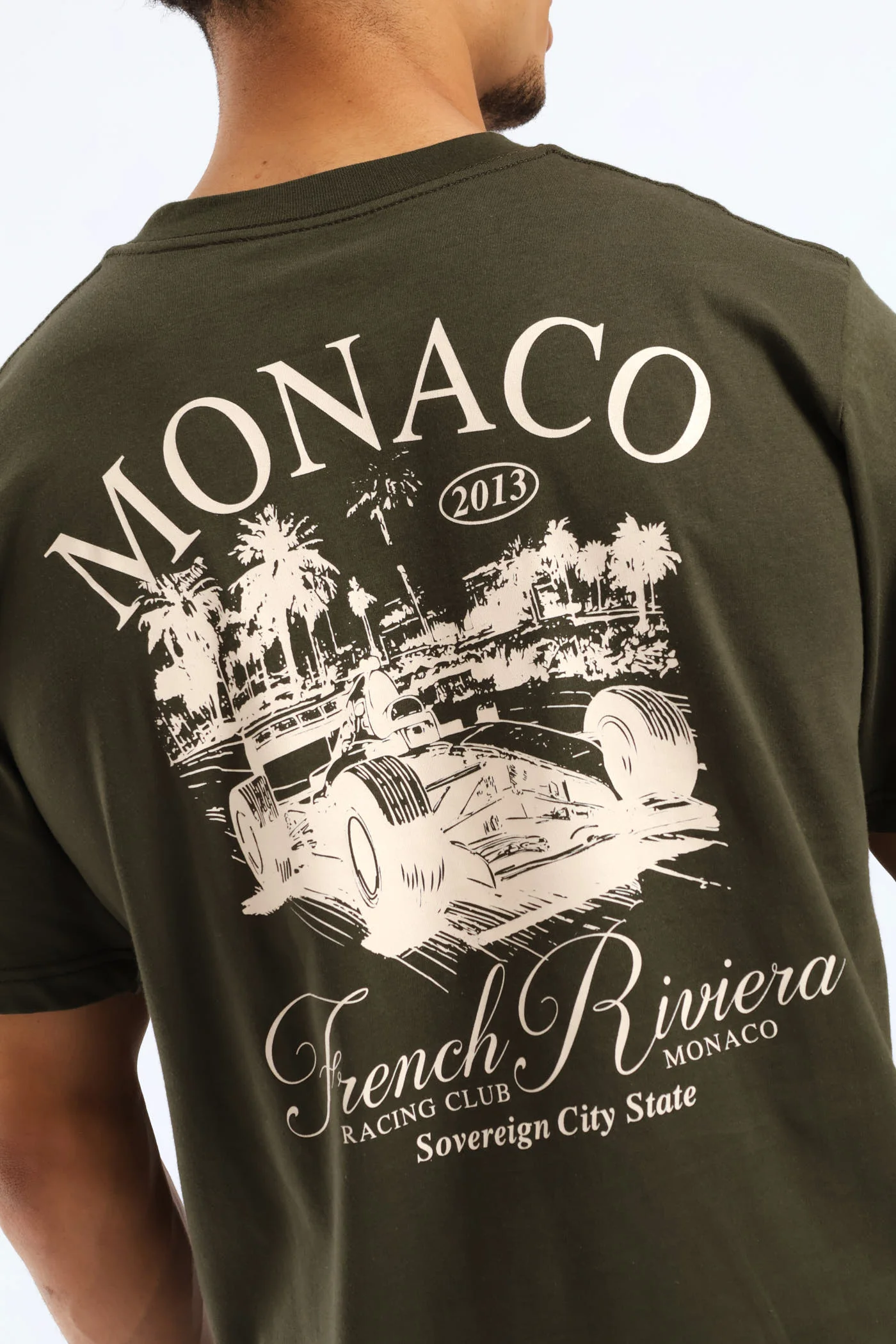 Race Car Front & Back Tee - Fatigue - Image 2