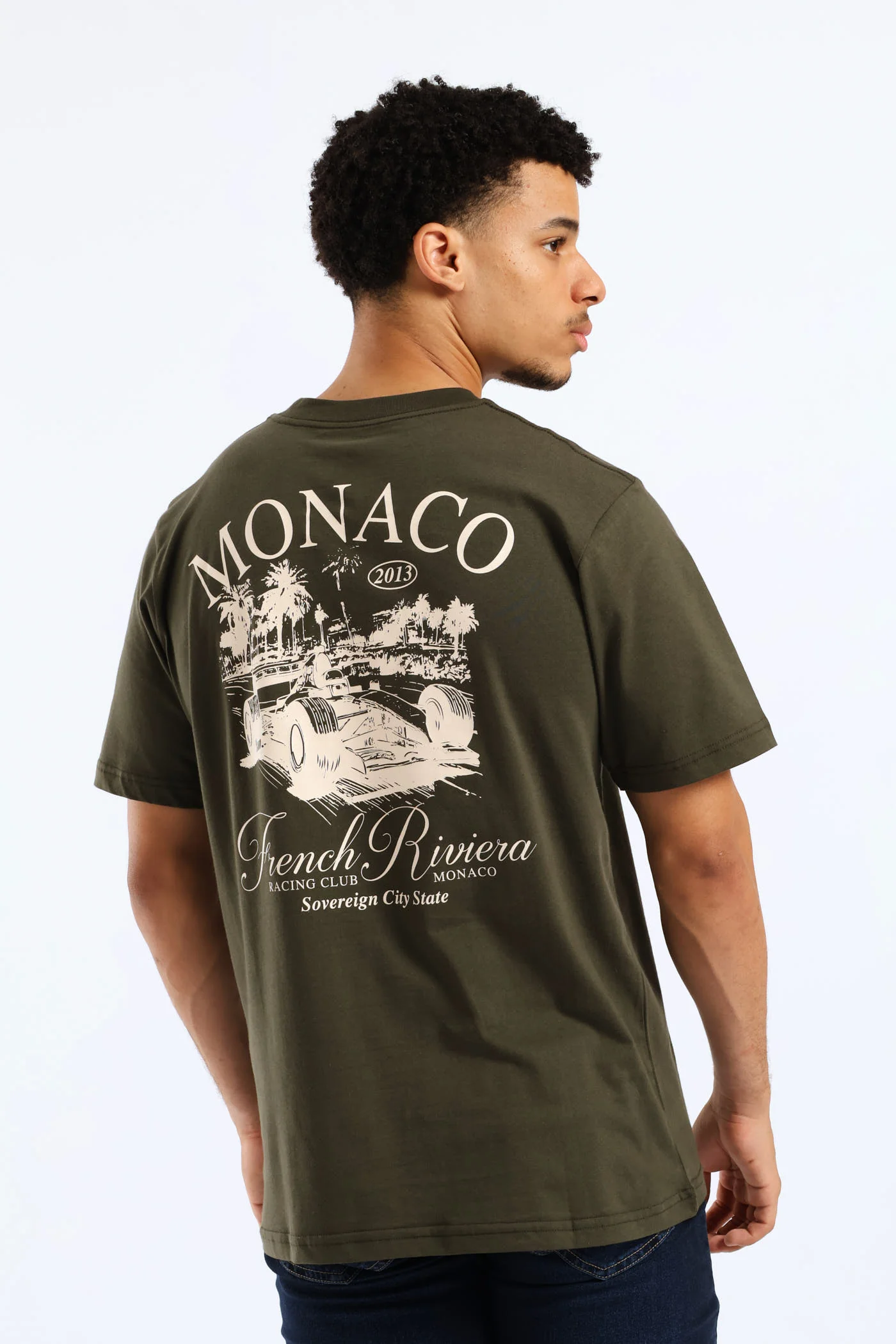 Race Car Front & Back Tee - Fatigue - Image 4