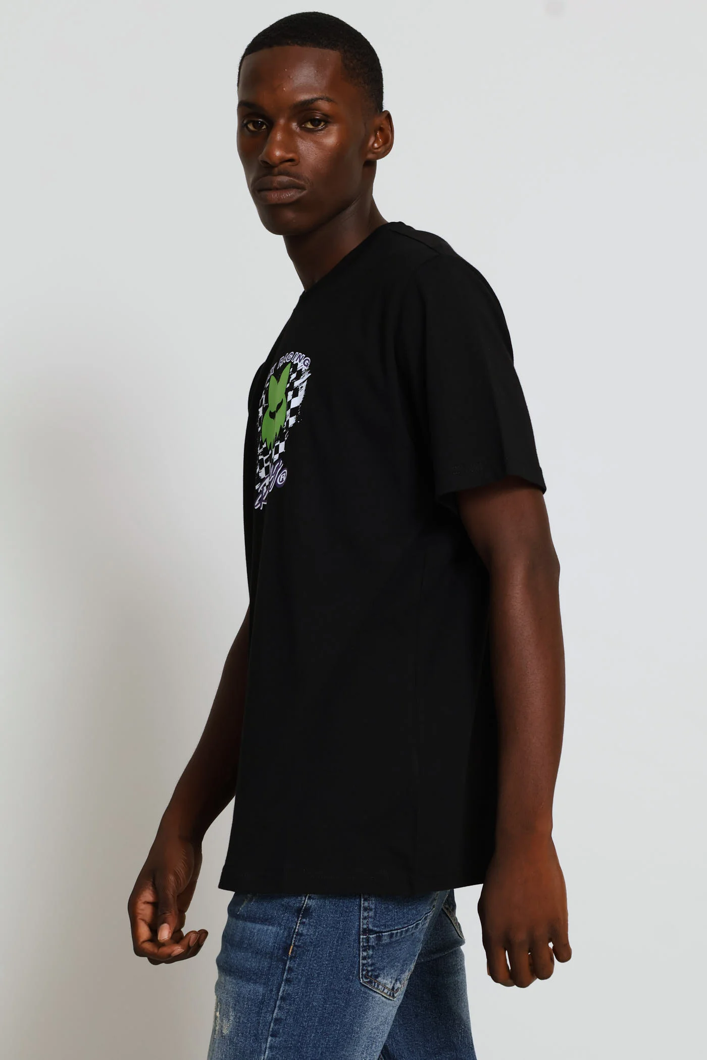Race Tee - Black - Image 3