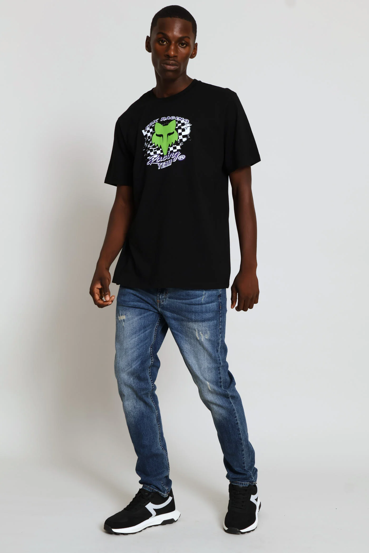 Race Tee - Black - Image 5