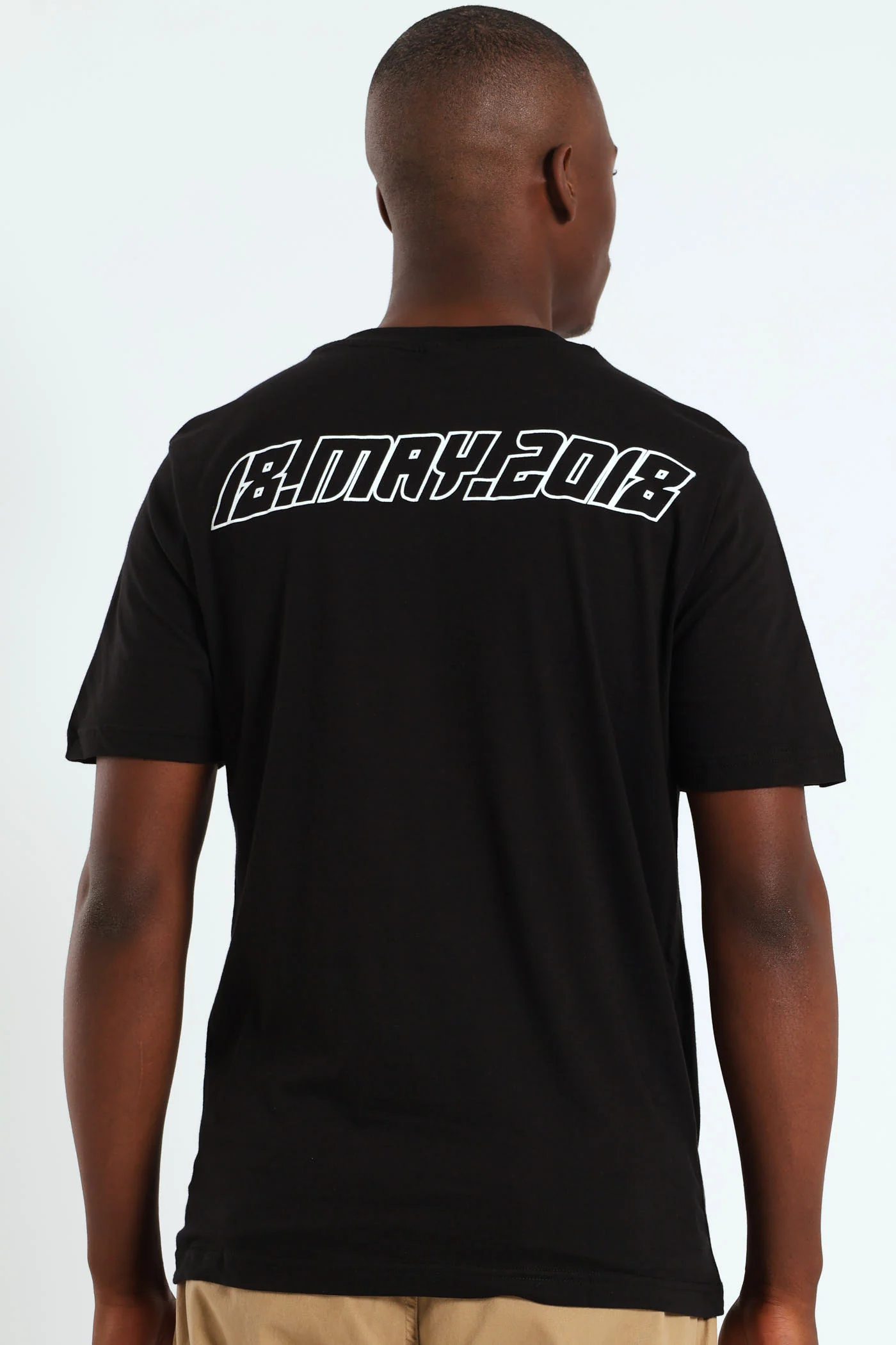 Racer Front & Back Tee - Black - Image 3