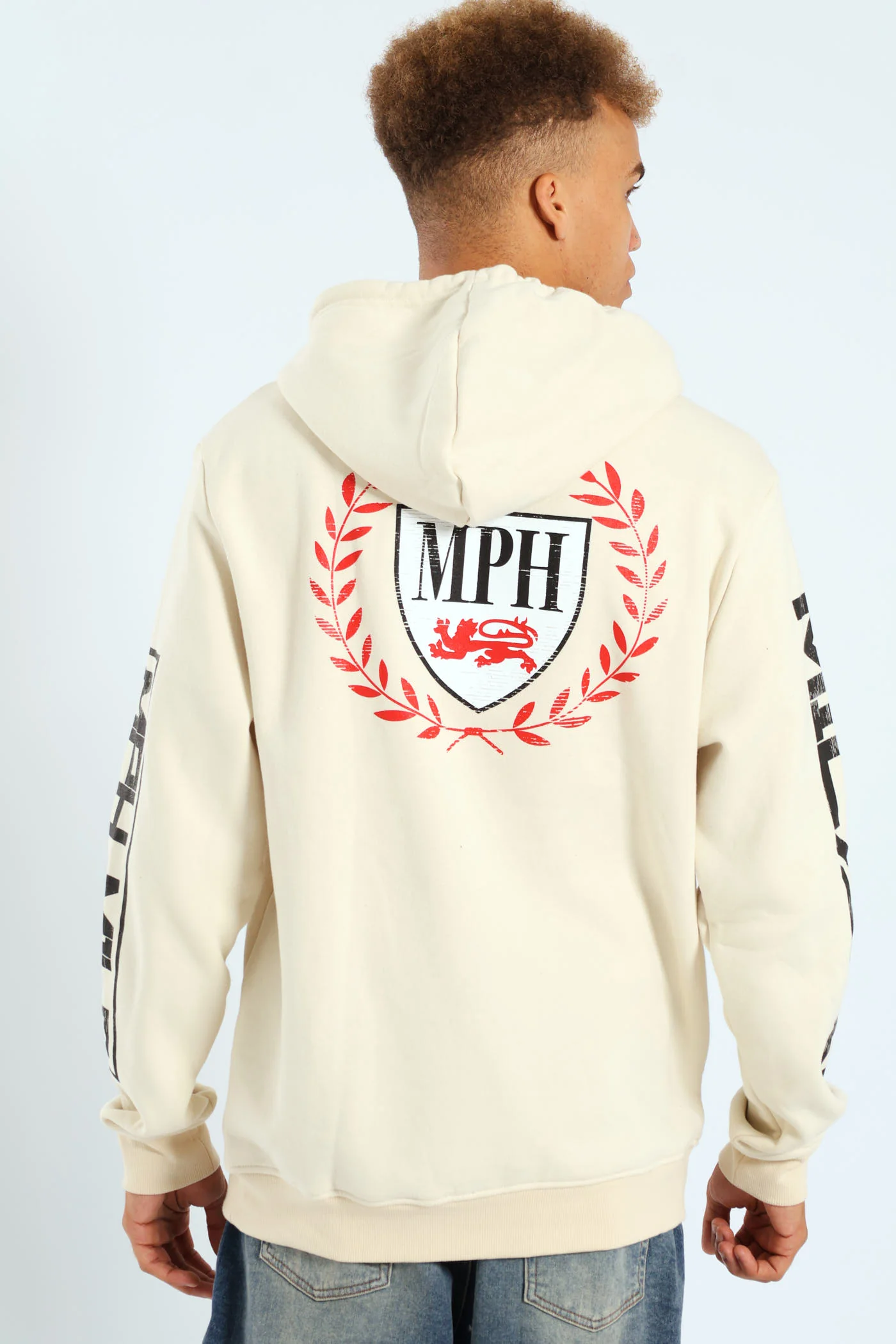 Racing Fashion Hoody - Light Stone - Image 2