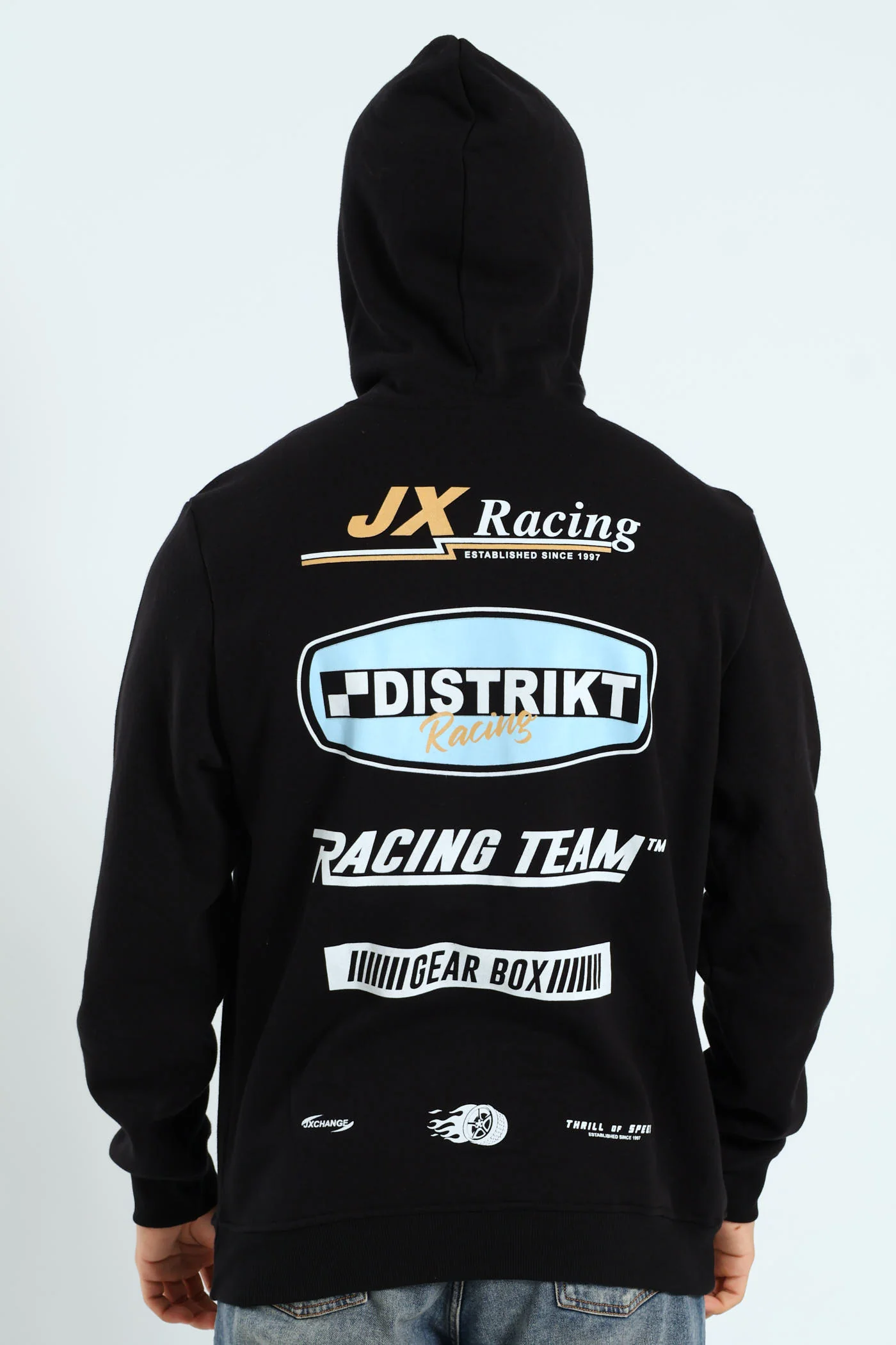 Racing Hoody - Black - Image 2
