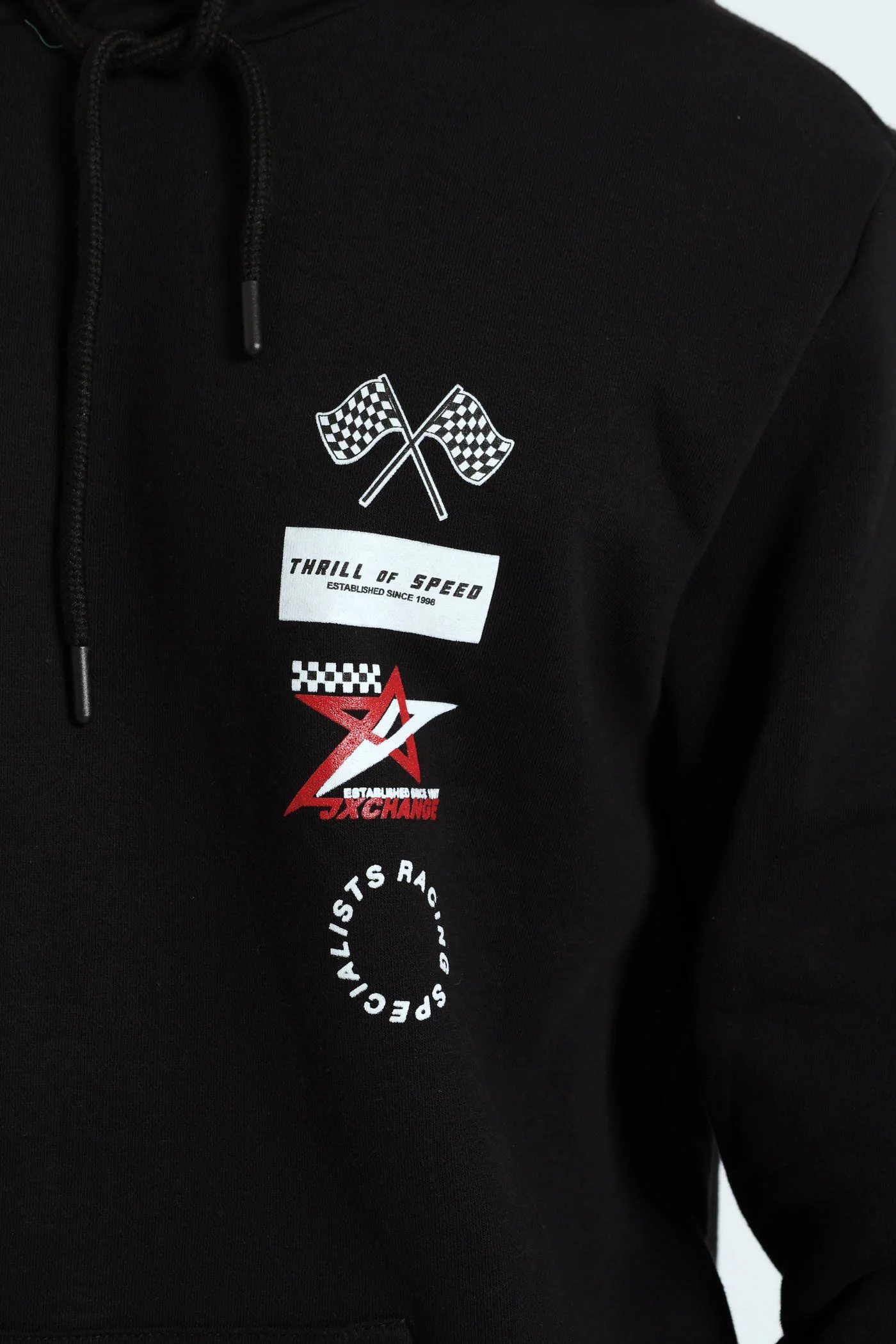 Racing Hoody - Black - Image 5