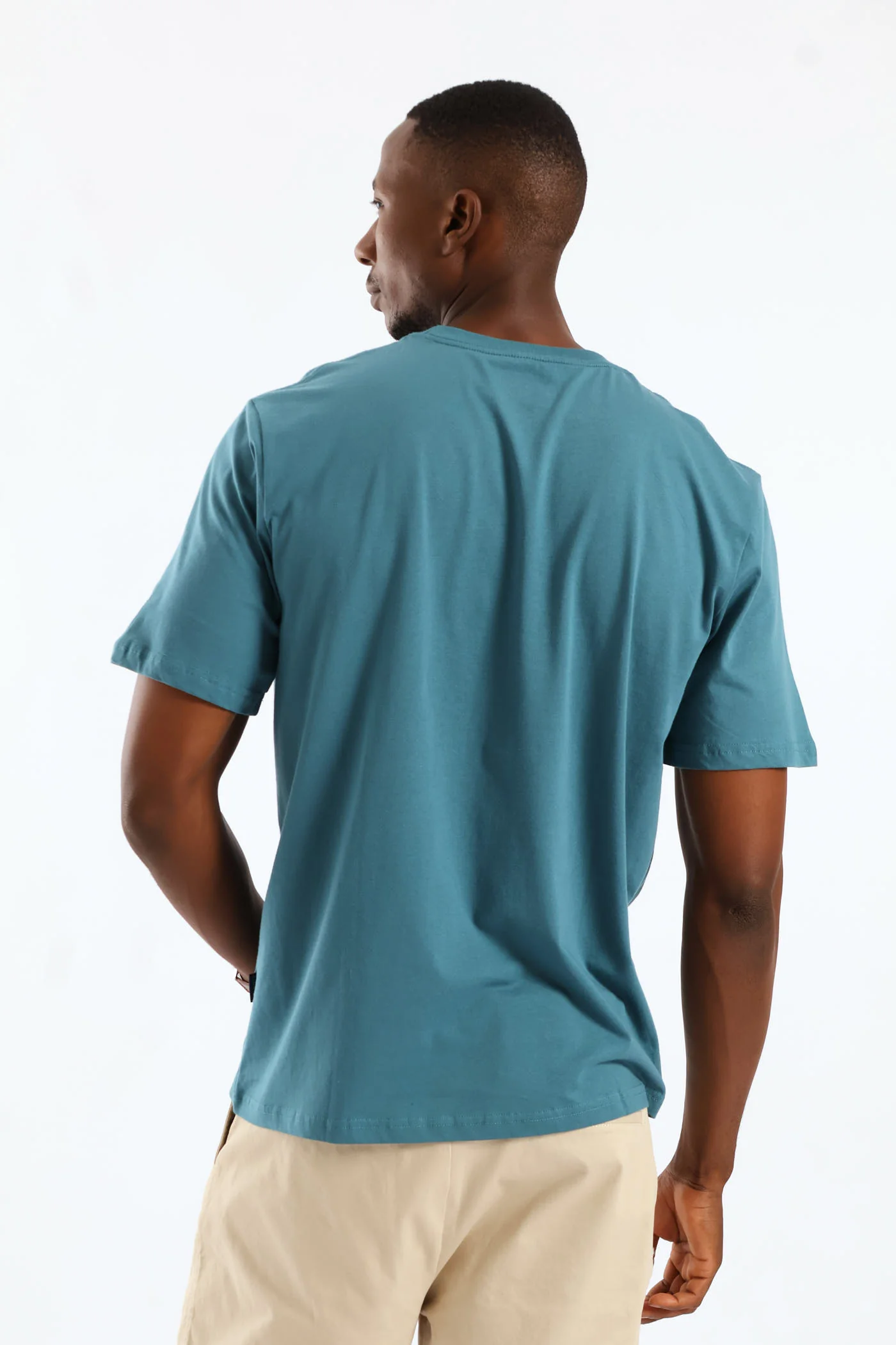Raging Stone Rugby Tee - Teal - Image 5