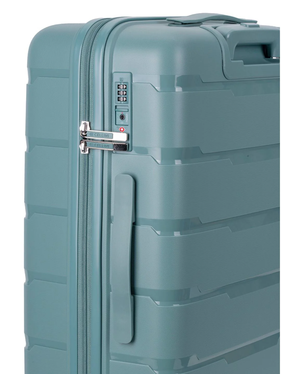 Rapido Trolley Case With TSA Lock - Teal Blue - Image 2