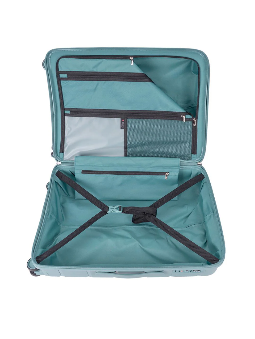 Rapido Trolley Case With TSA Lock - Teal Blue - Image 6