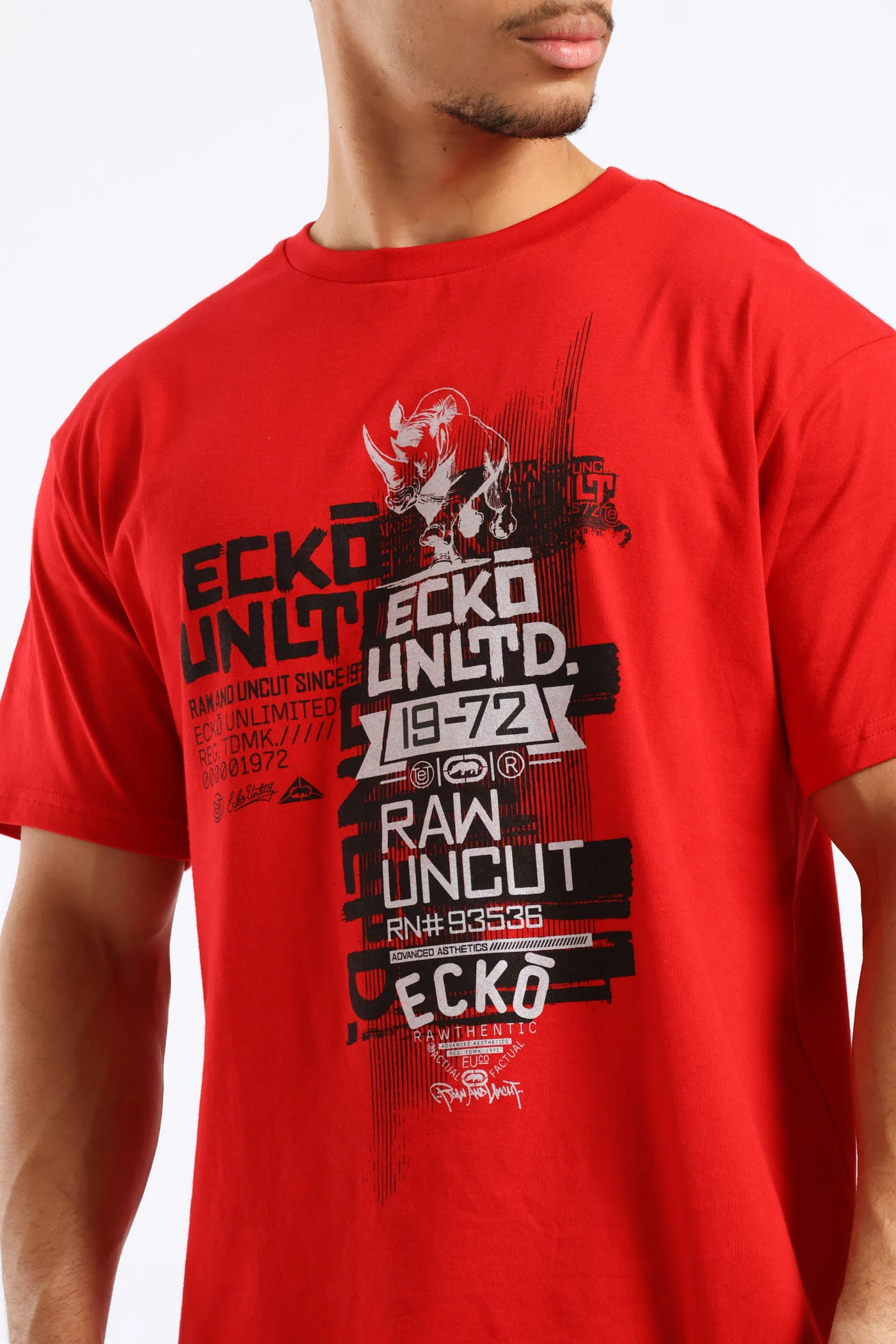 Raw Uncut Tee - Red - Image 2