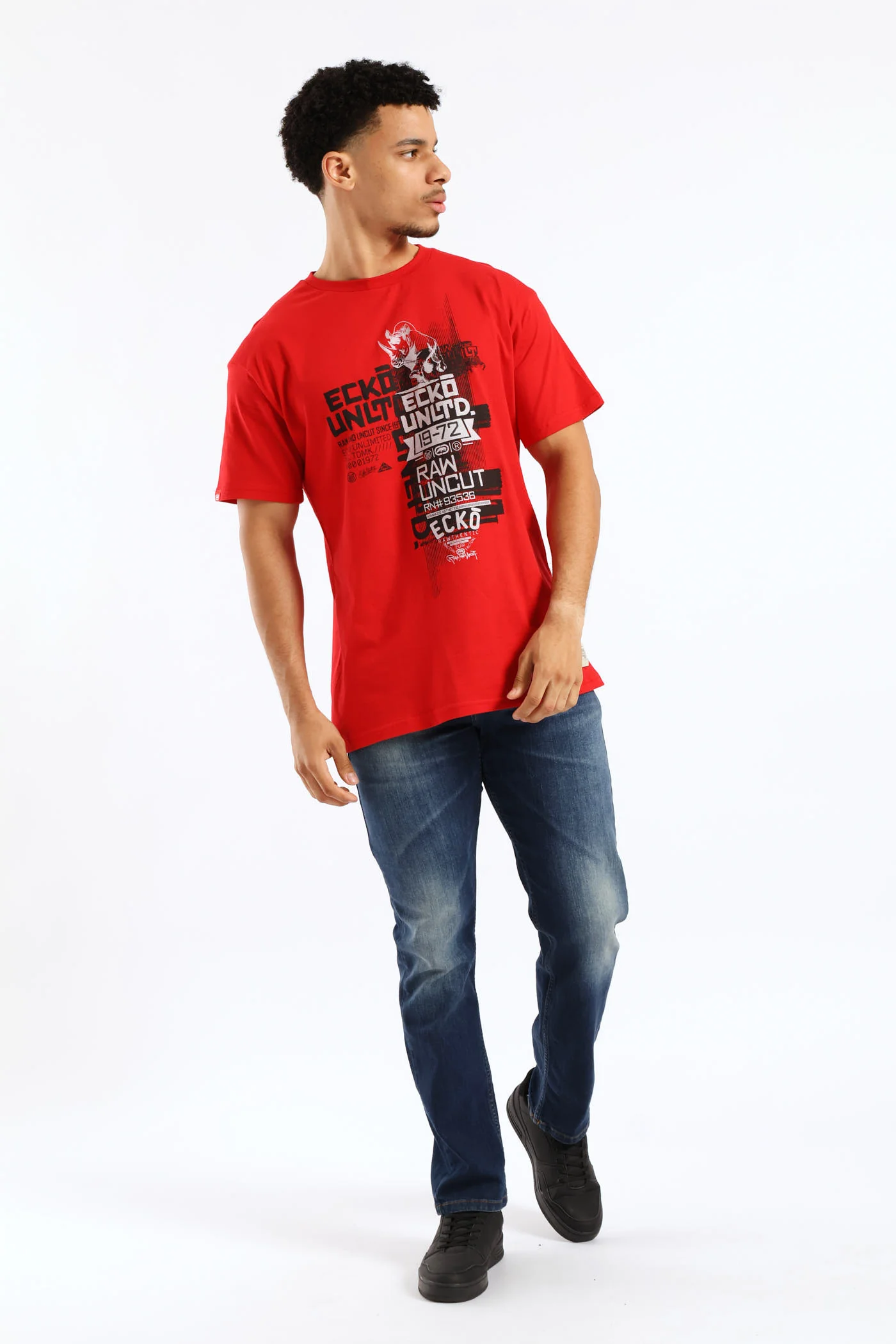 Raw Uncut Tee - Red - Image 5