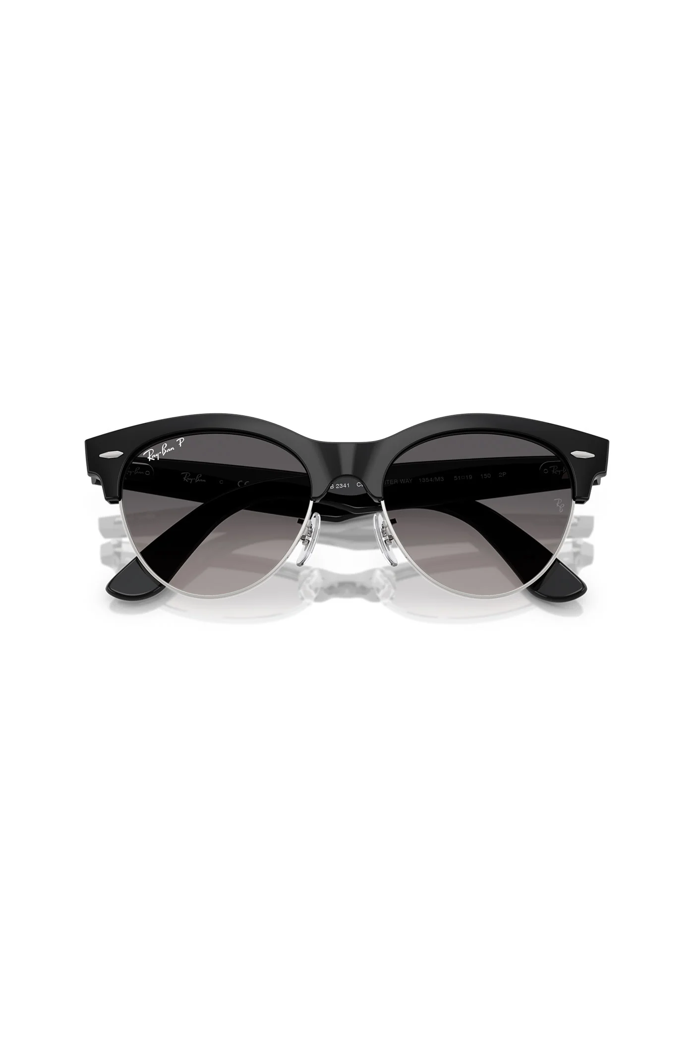 Clubmaster Wayfarer Sunglasses - Grey - Image 5