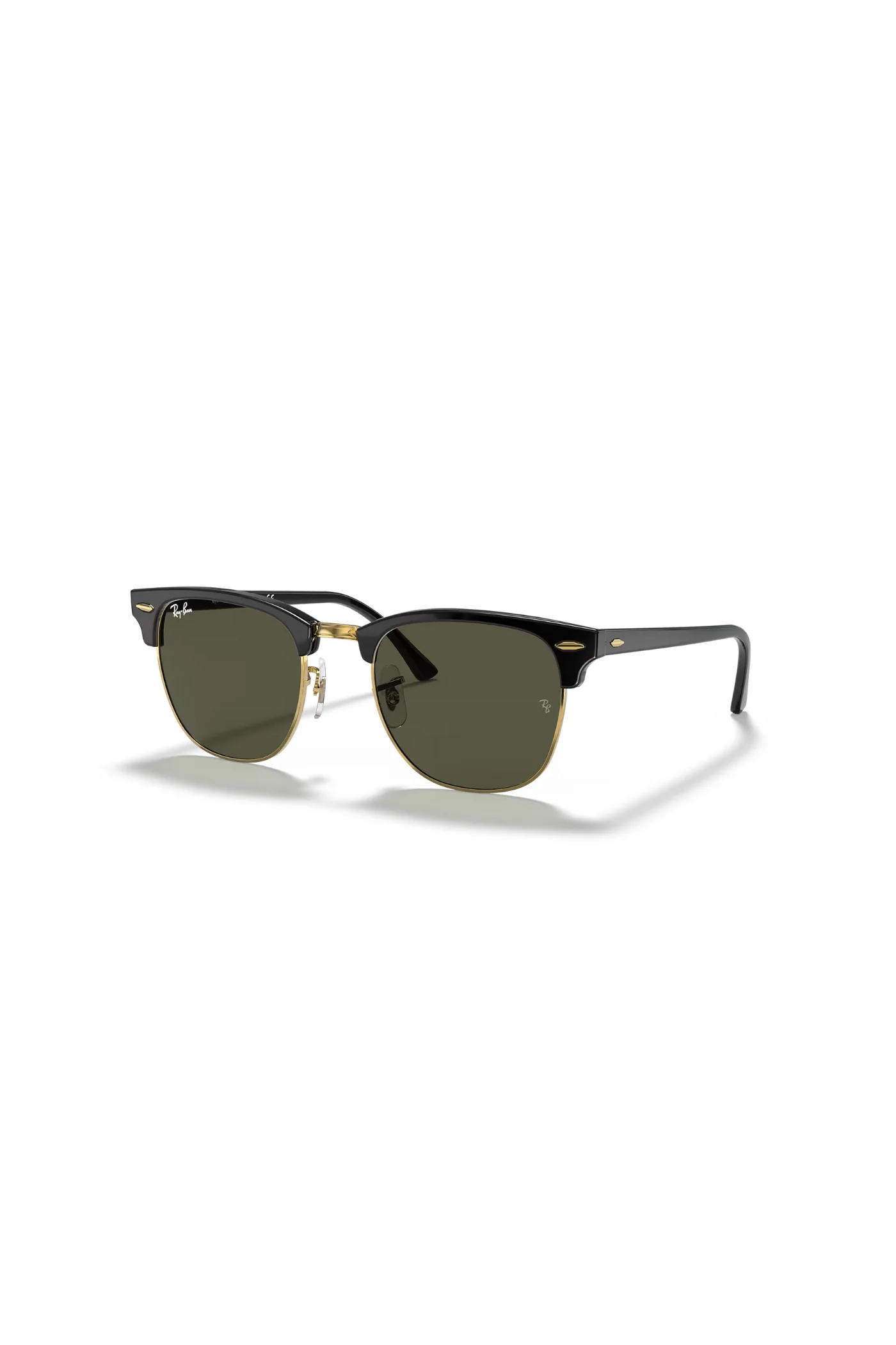 Rb3016 51 Clubmaster Sunglasses - Black - Image 2