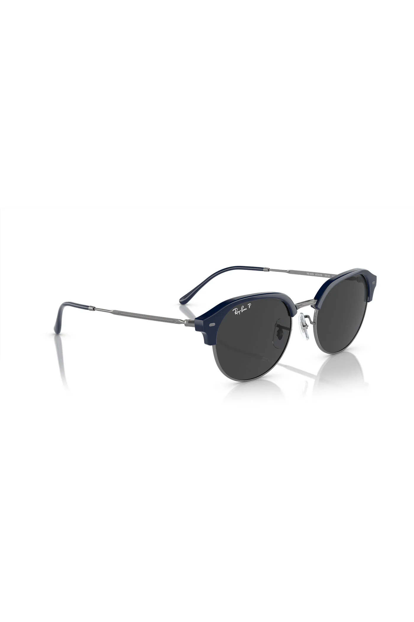 Clubmaster Sunglasses - Blue/Grey - Image 4