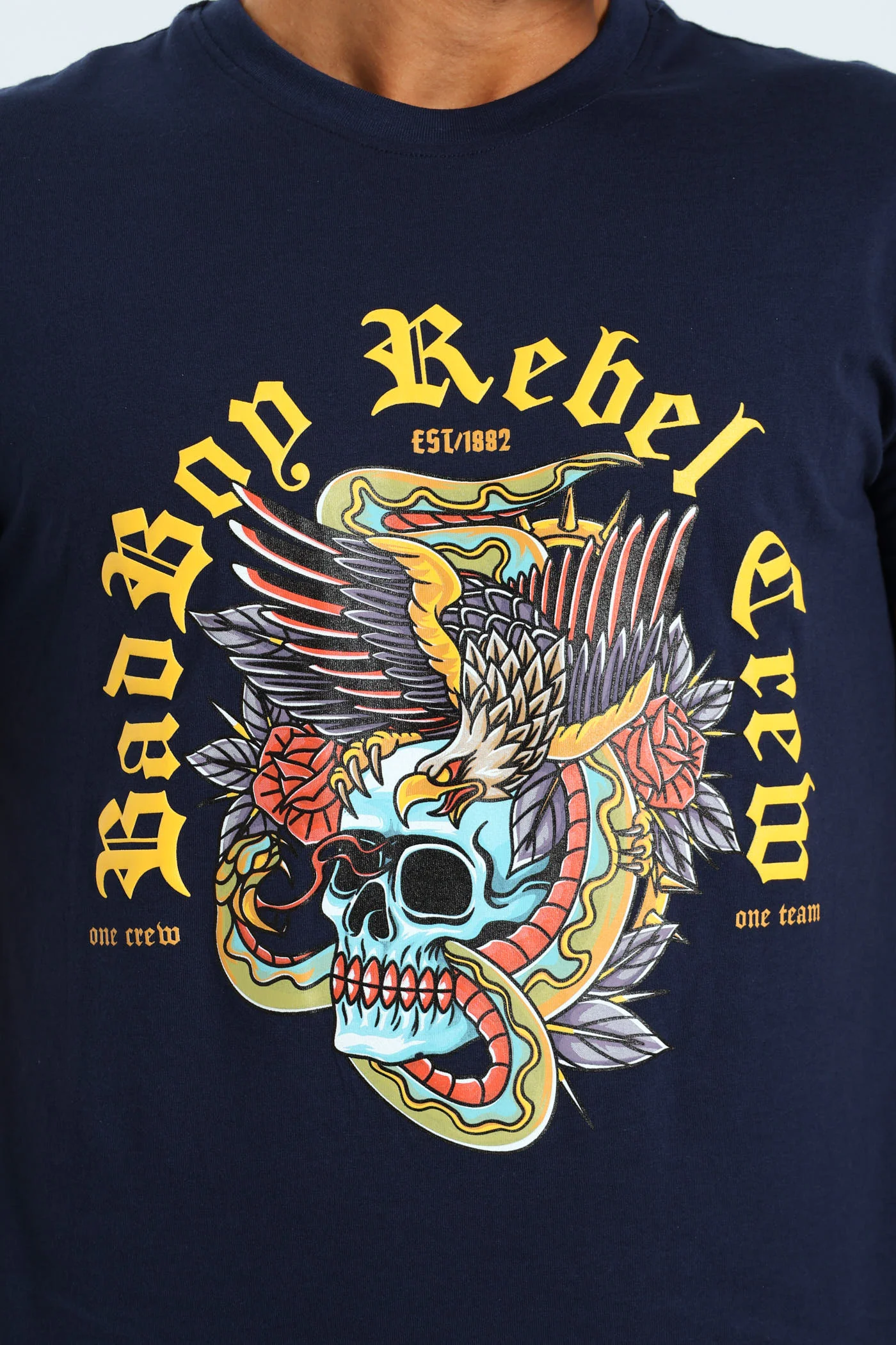 Rebel Tee - Navy - Image 2
