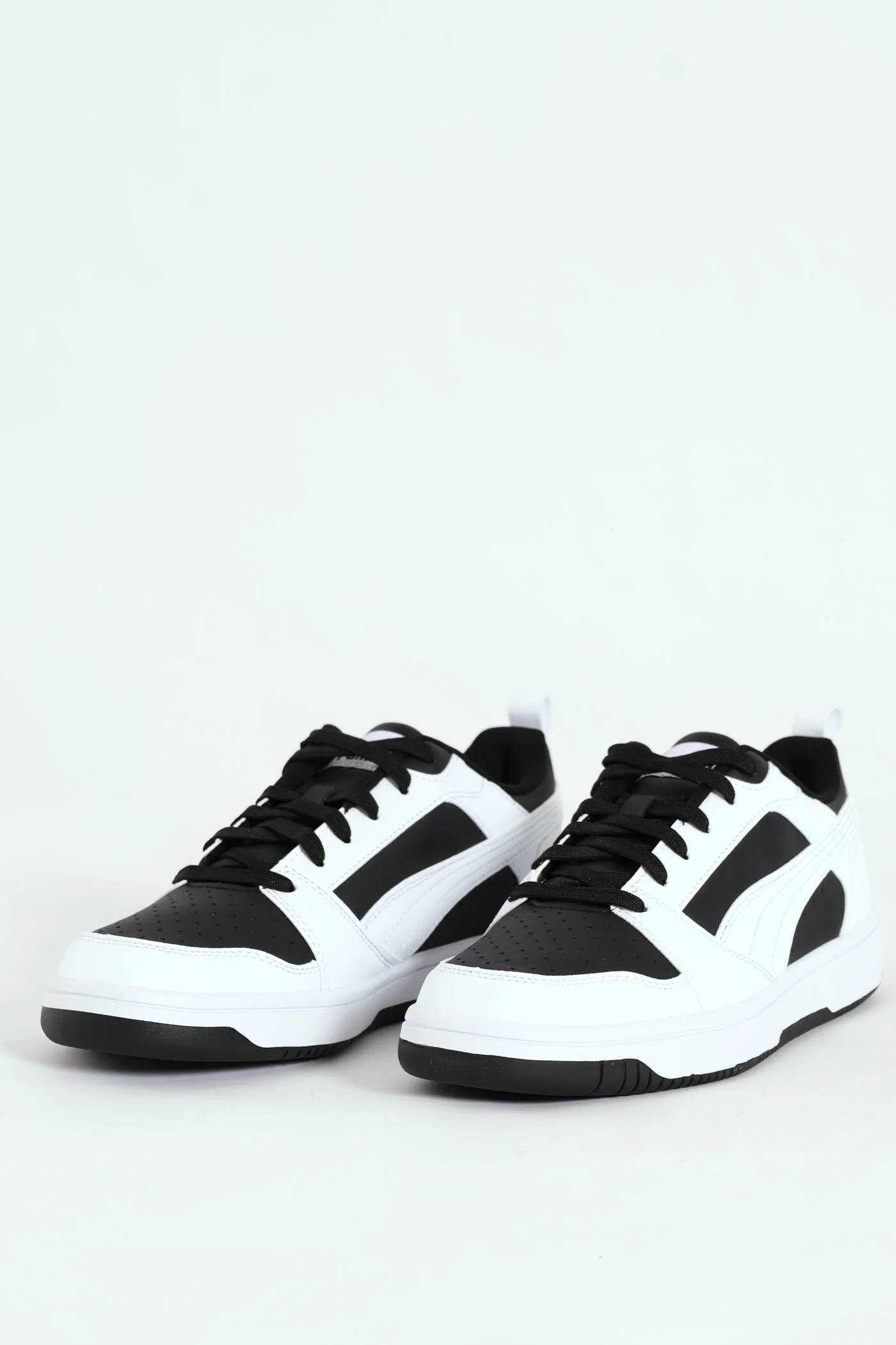 Rebound V6 Low Court Sneaker - Black/White - Image 4