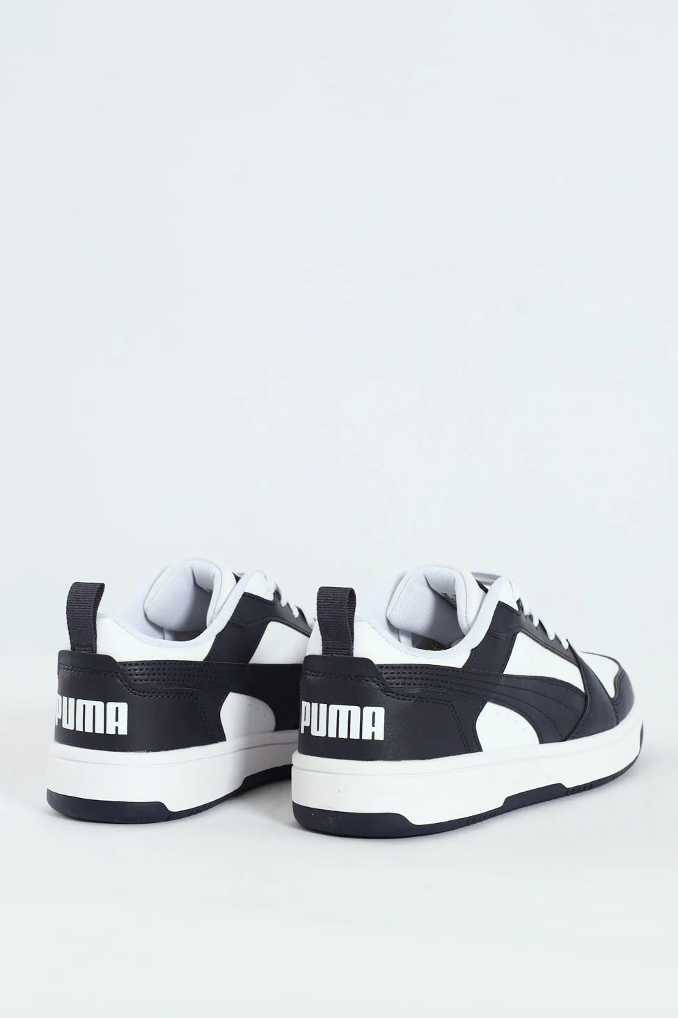 Rebound V6 Low Court Sneaker - White/Navy - Image 3