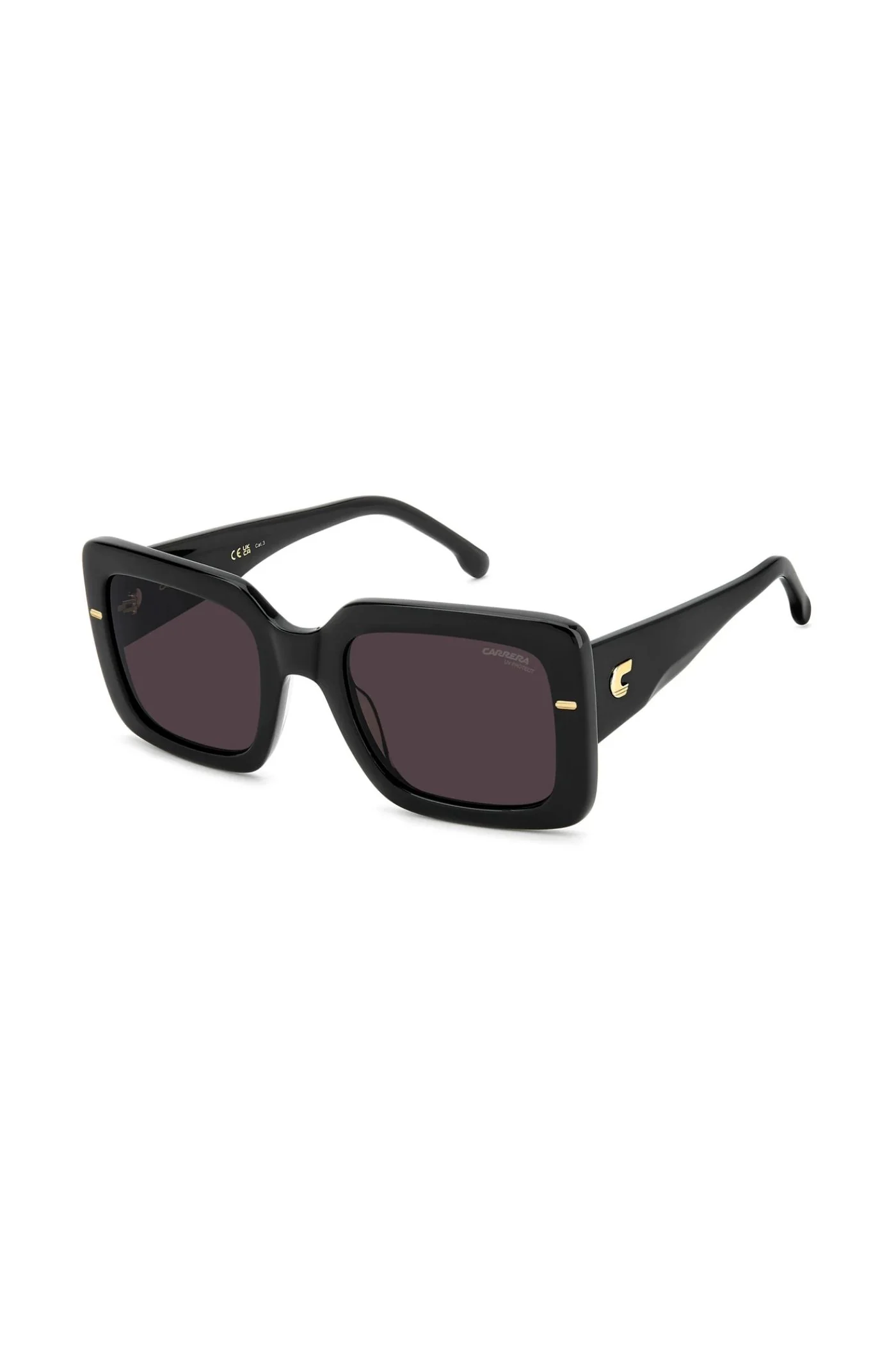 Rectangle Black Frame Mauve Lens - None - Image 2