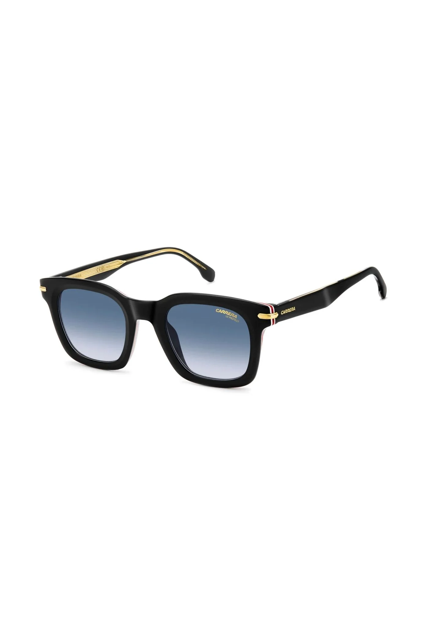 Rectangle Black Red Frame Blue Lens - None - Image 2