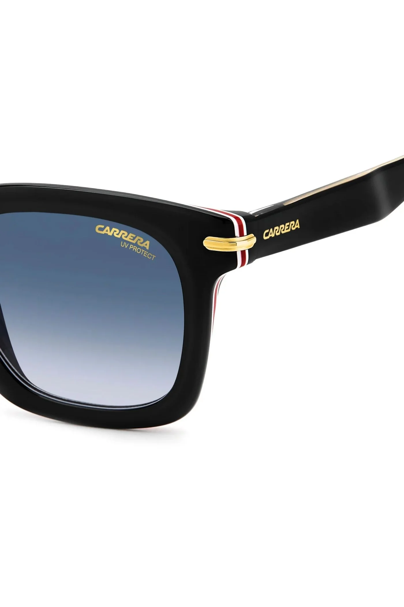 Rectangle Black Red Frame Blue Lens - None - Image 4