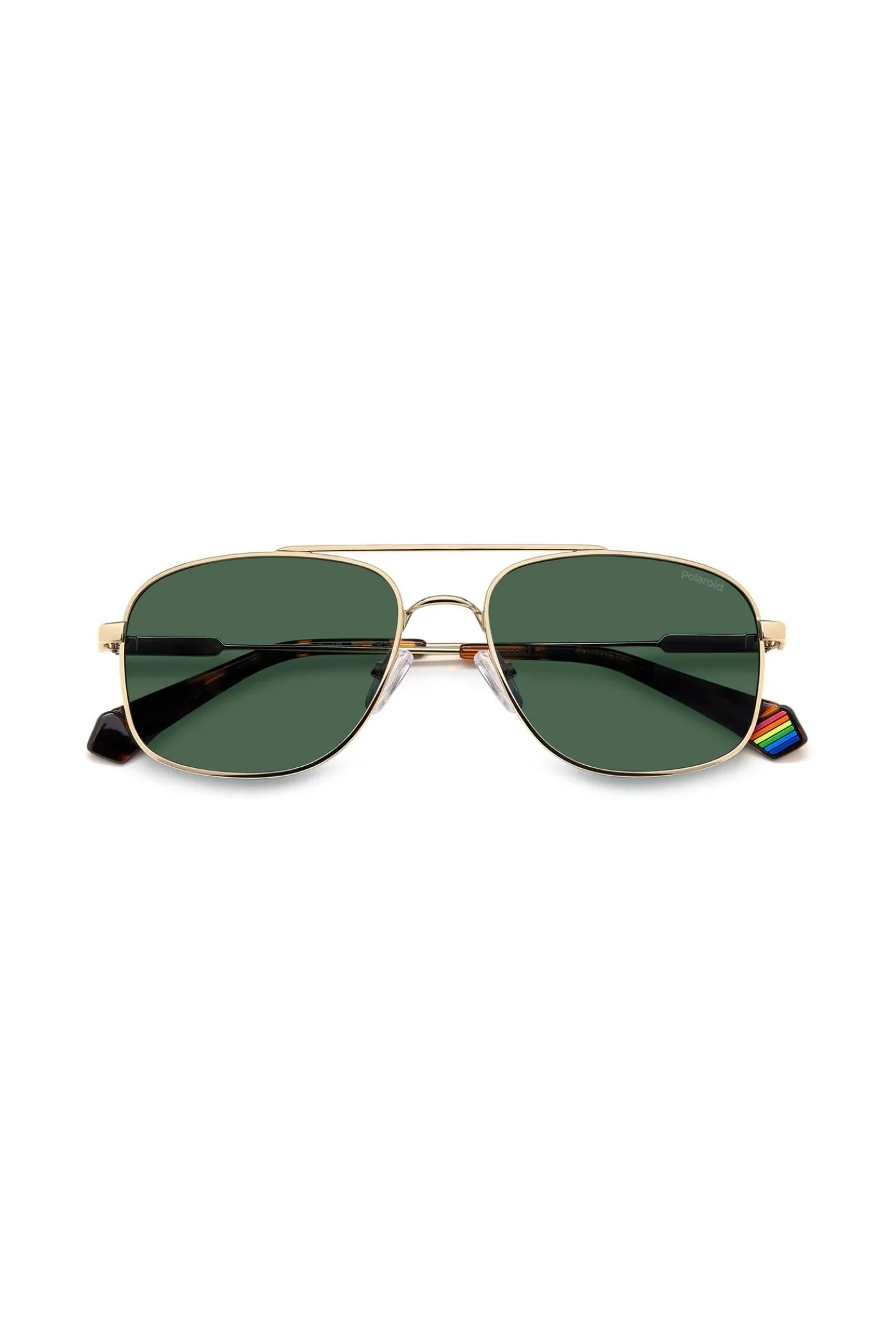Rectangle Gold Frame Green Lens - None - Image 3