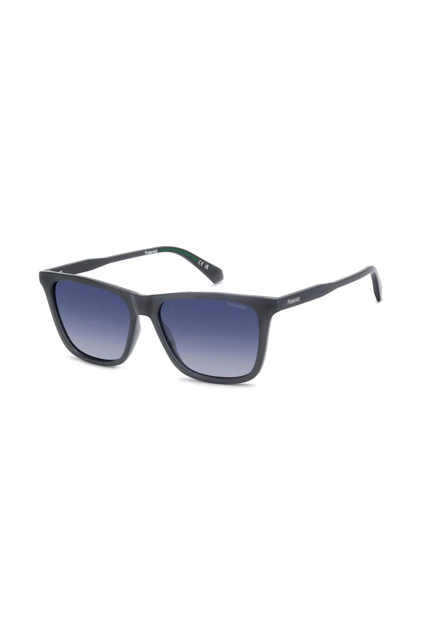 Rectangle Grey Frame Blue Lens - None - Image 2