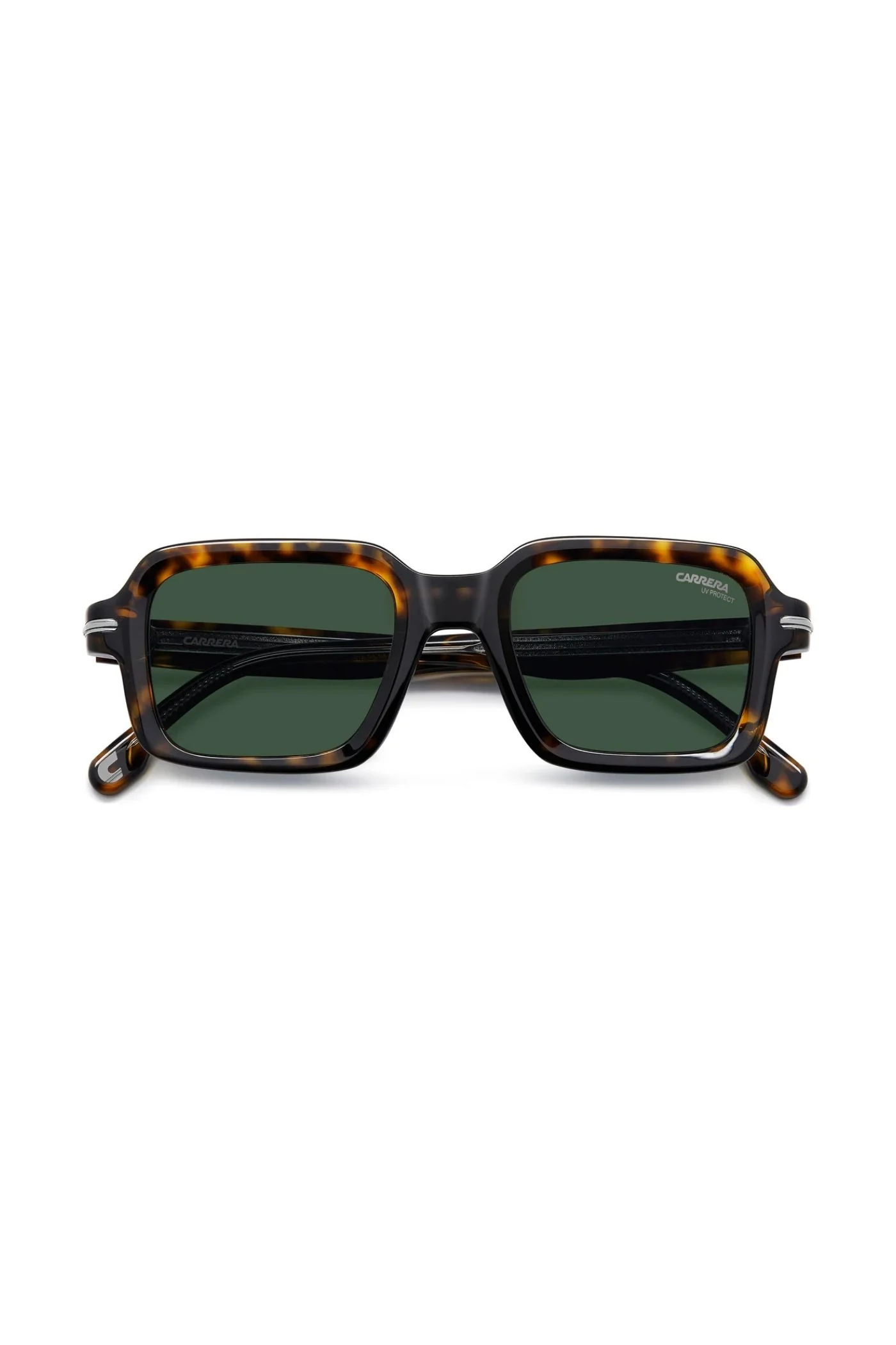 Rectangle Havana Frame Green Lens - None - Image 3