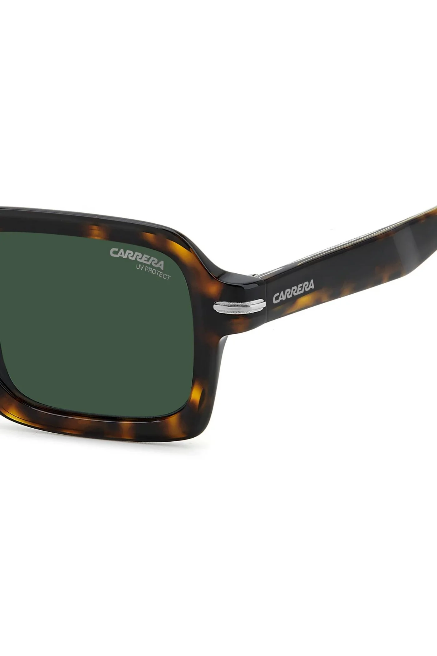 Rectangle Havana Frame Green Lens - None - Image 4