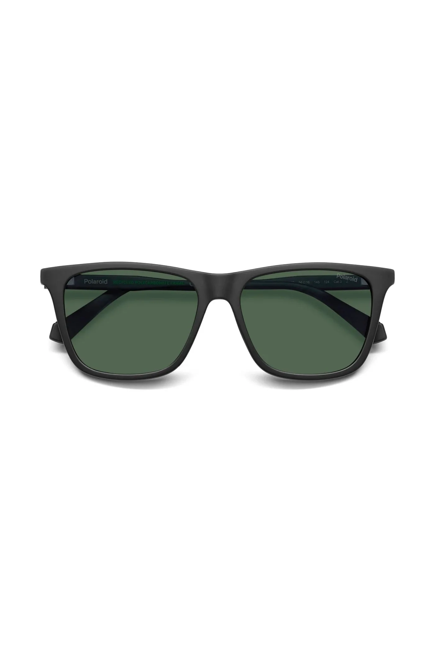 Rectangle Matte Black Frame Green Lens - None - Image 3