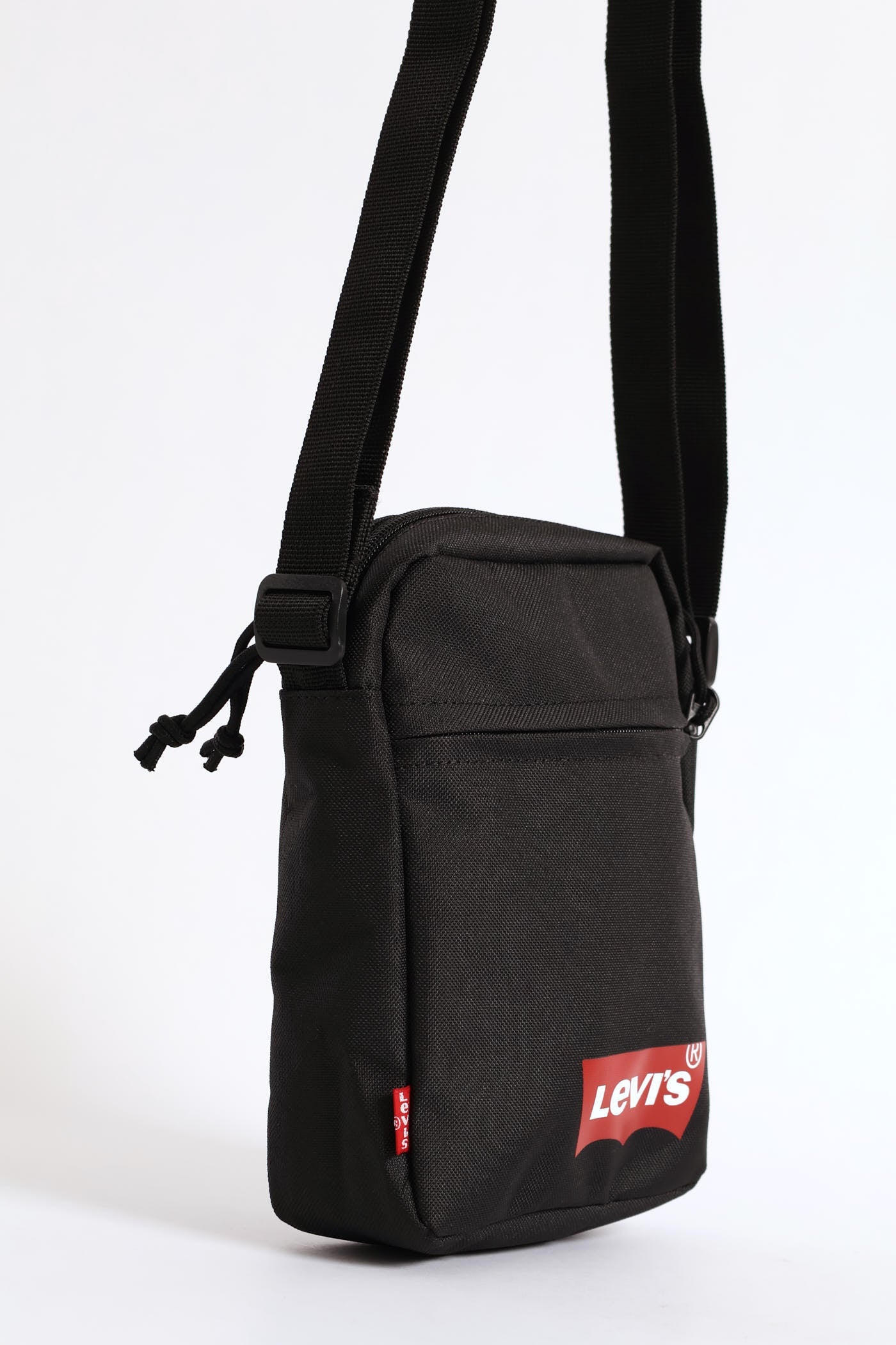 Red Batwing Solid Mini Crossbody Bag - Black - Image 2
