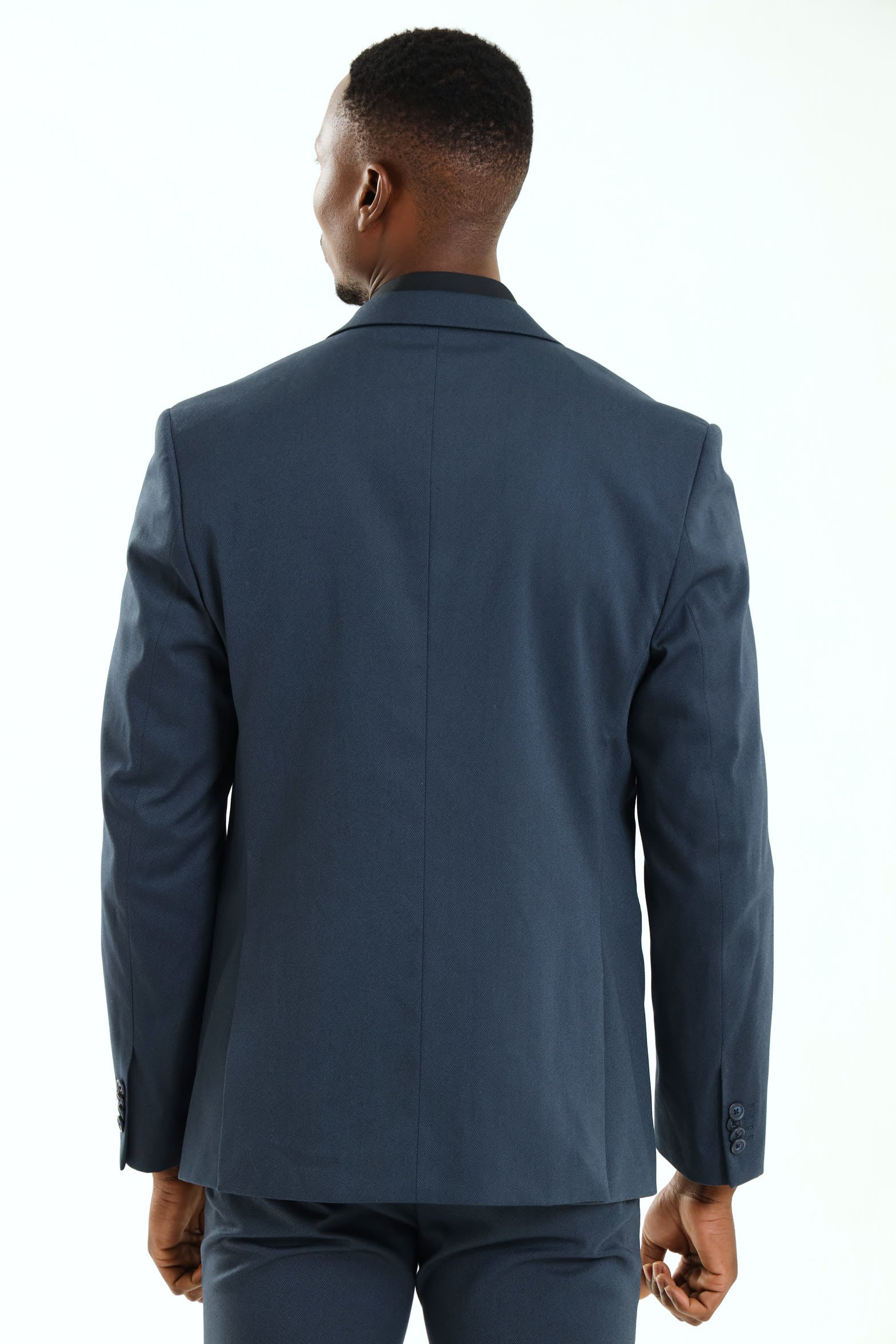 Reg Twill Suit Jacket - Petrol - Image 4