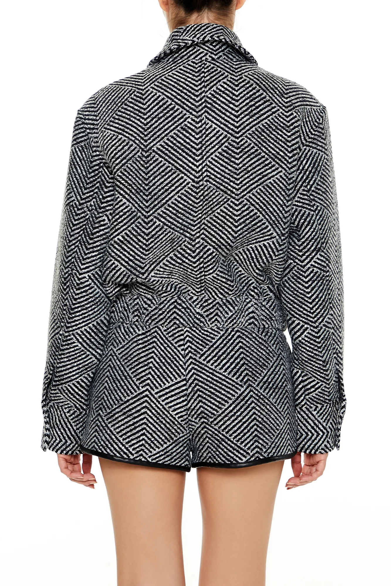Regular Bomber Jacket - Black - Image 4