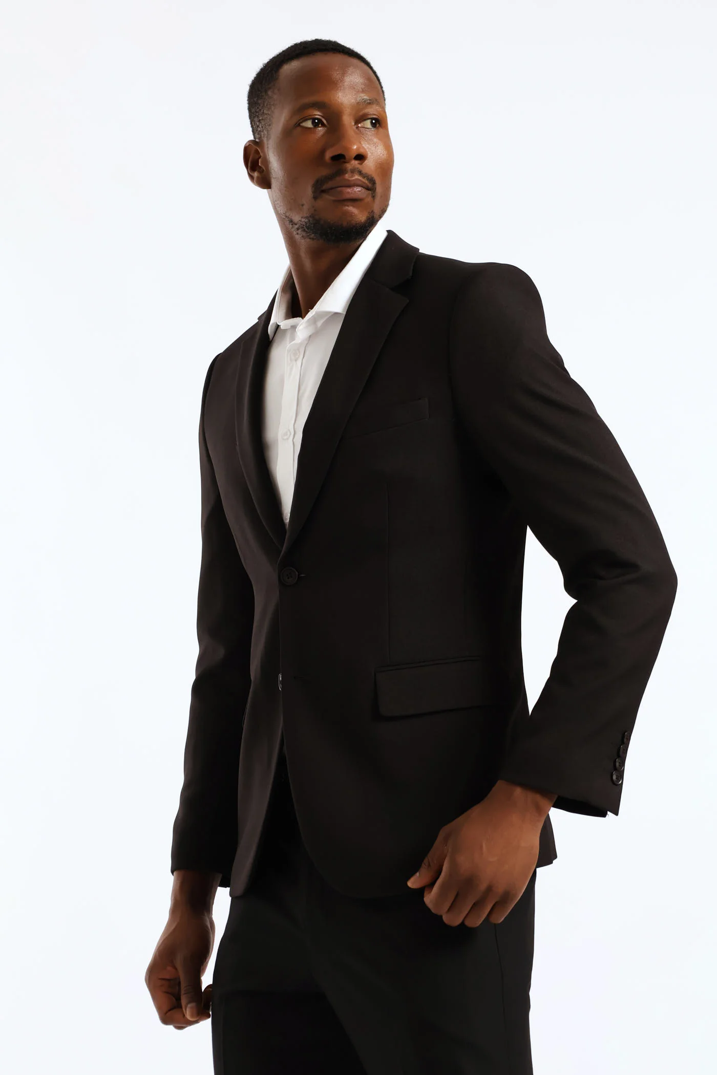 Regular Fit Essential Suit Jacket - Black - Image 3